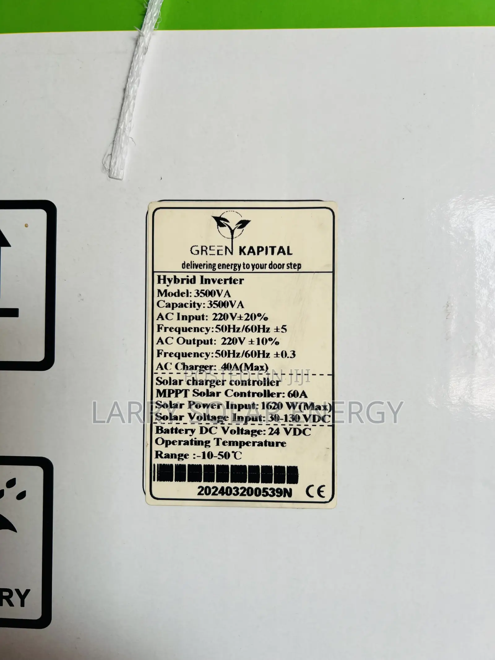3.5kva Hybrid Solar Inverter