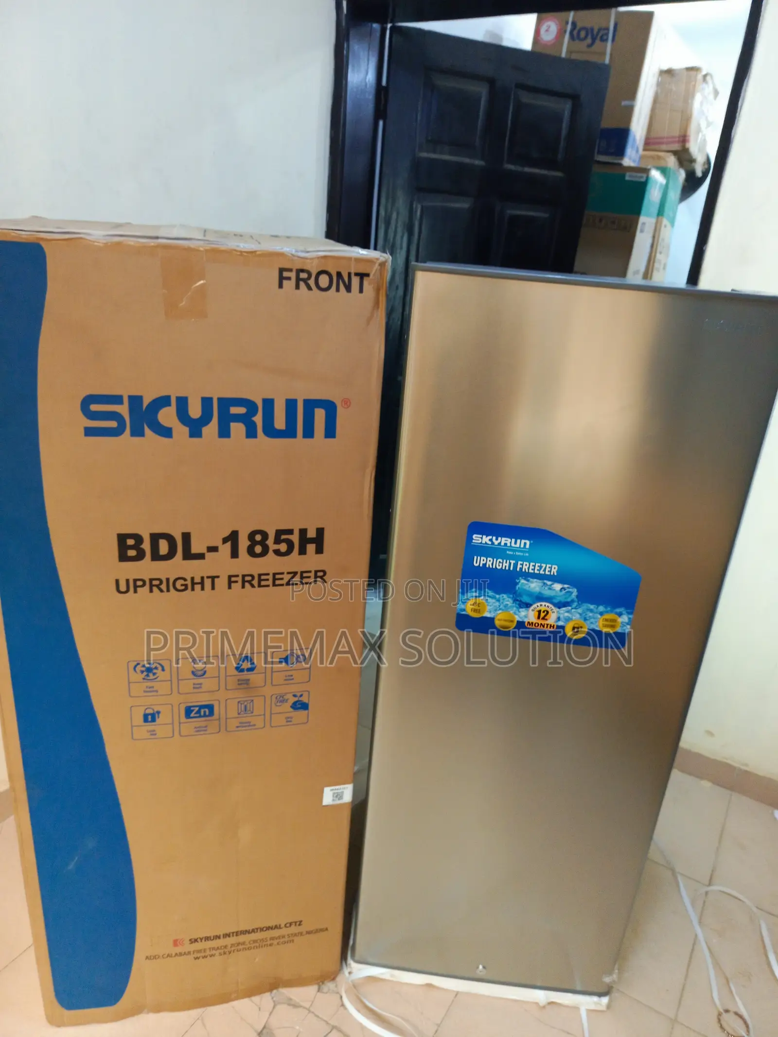 Skyrun BDL-185h 185l Upright Freezer – Energy Saving Fast Freezing