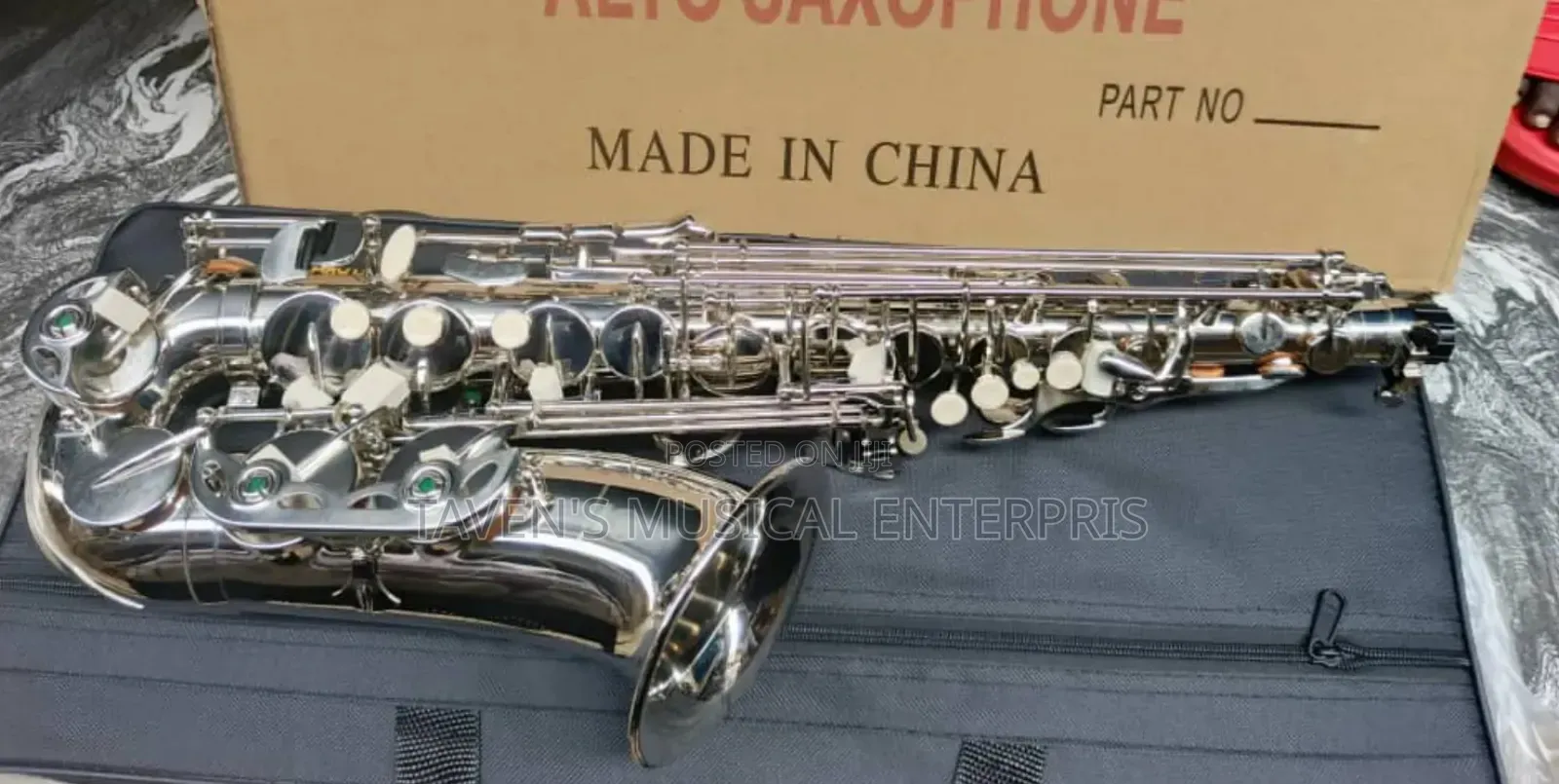 Yamaha Silver Alto Saxophone