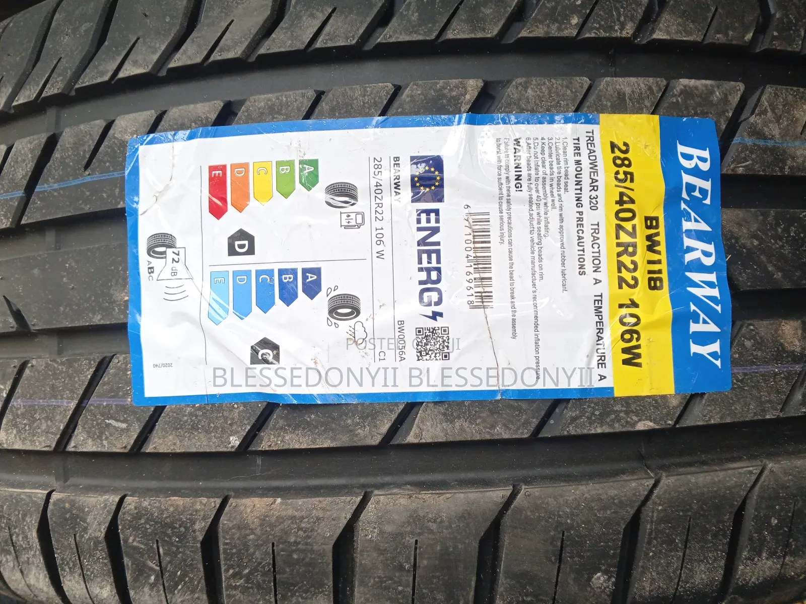 Bearway 285/40r22