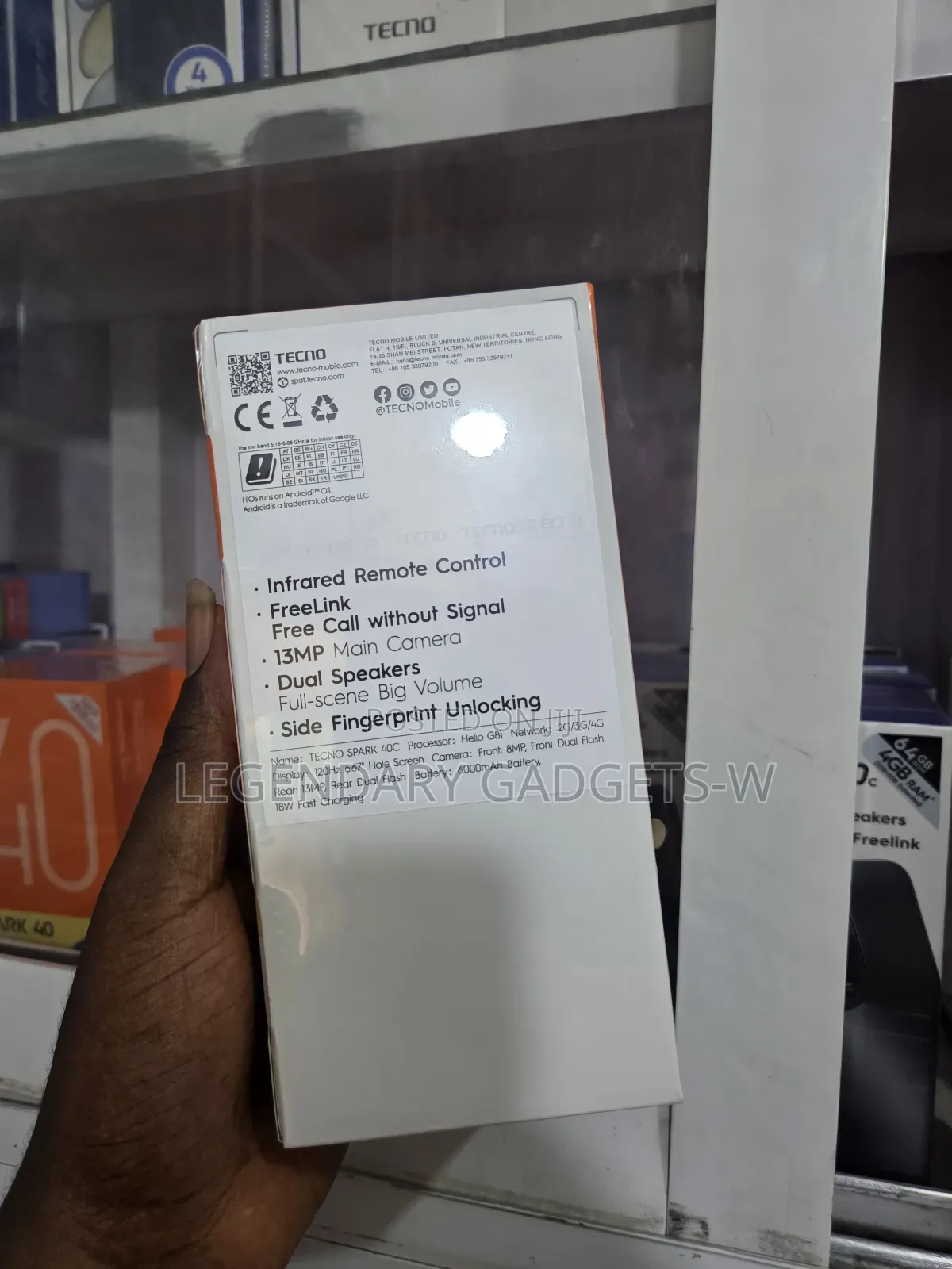 New Tecno Spark 40 128 GB Blue