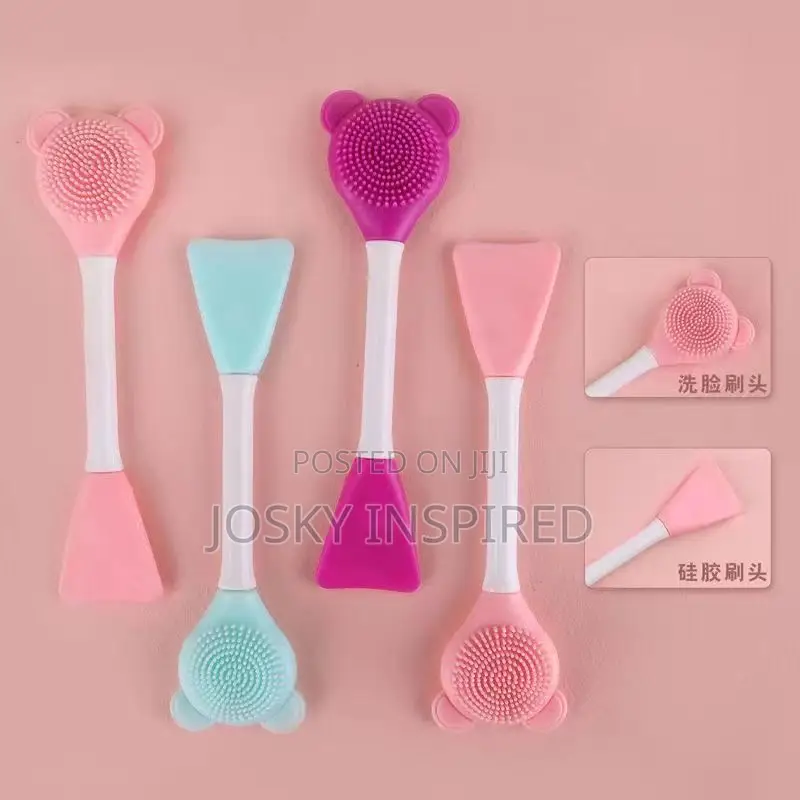 (3 Pcs) 2-in-1 Silicone Face Mask Exfoliating Brush(Double Headed