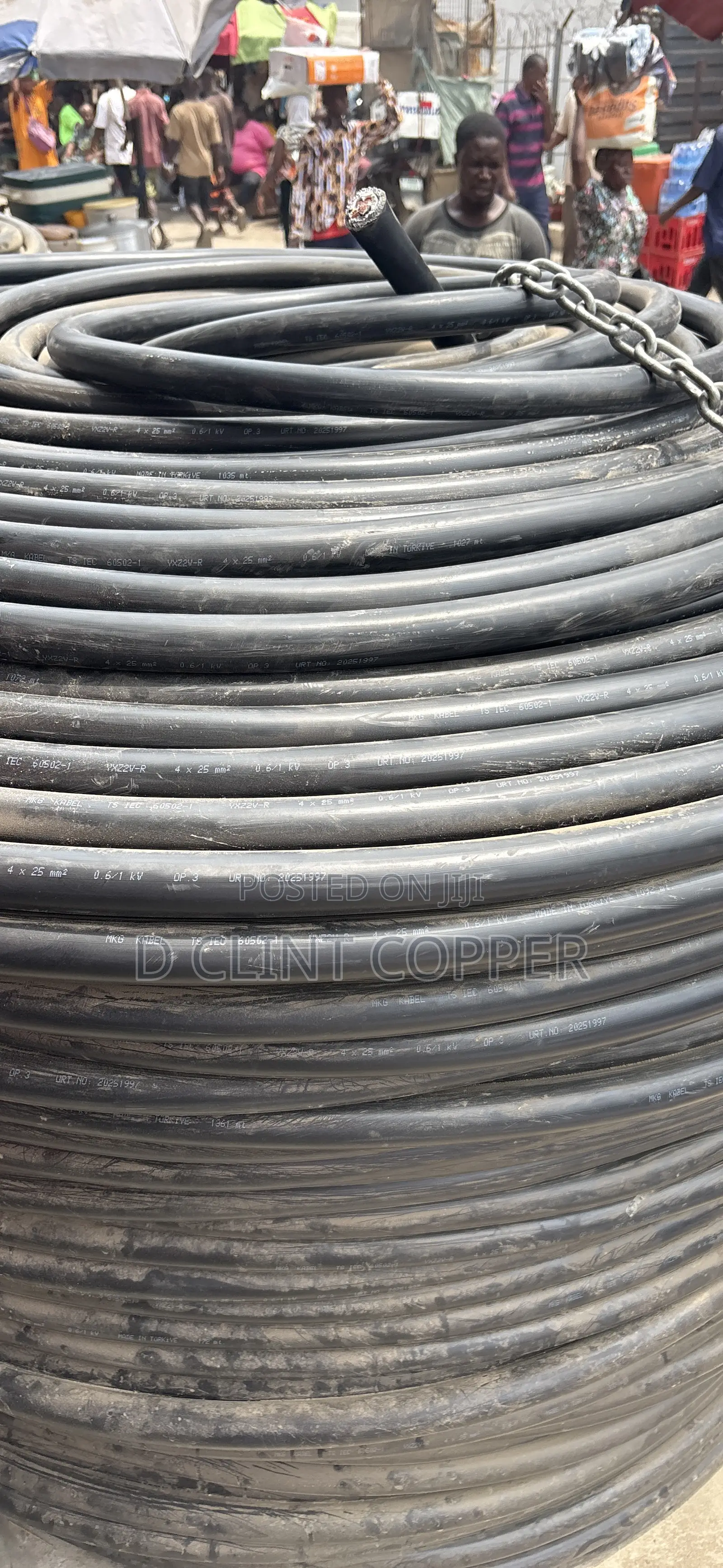 25mm X 4c Armoured Cable