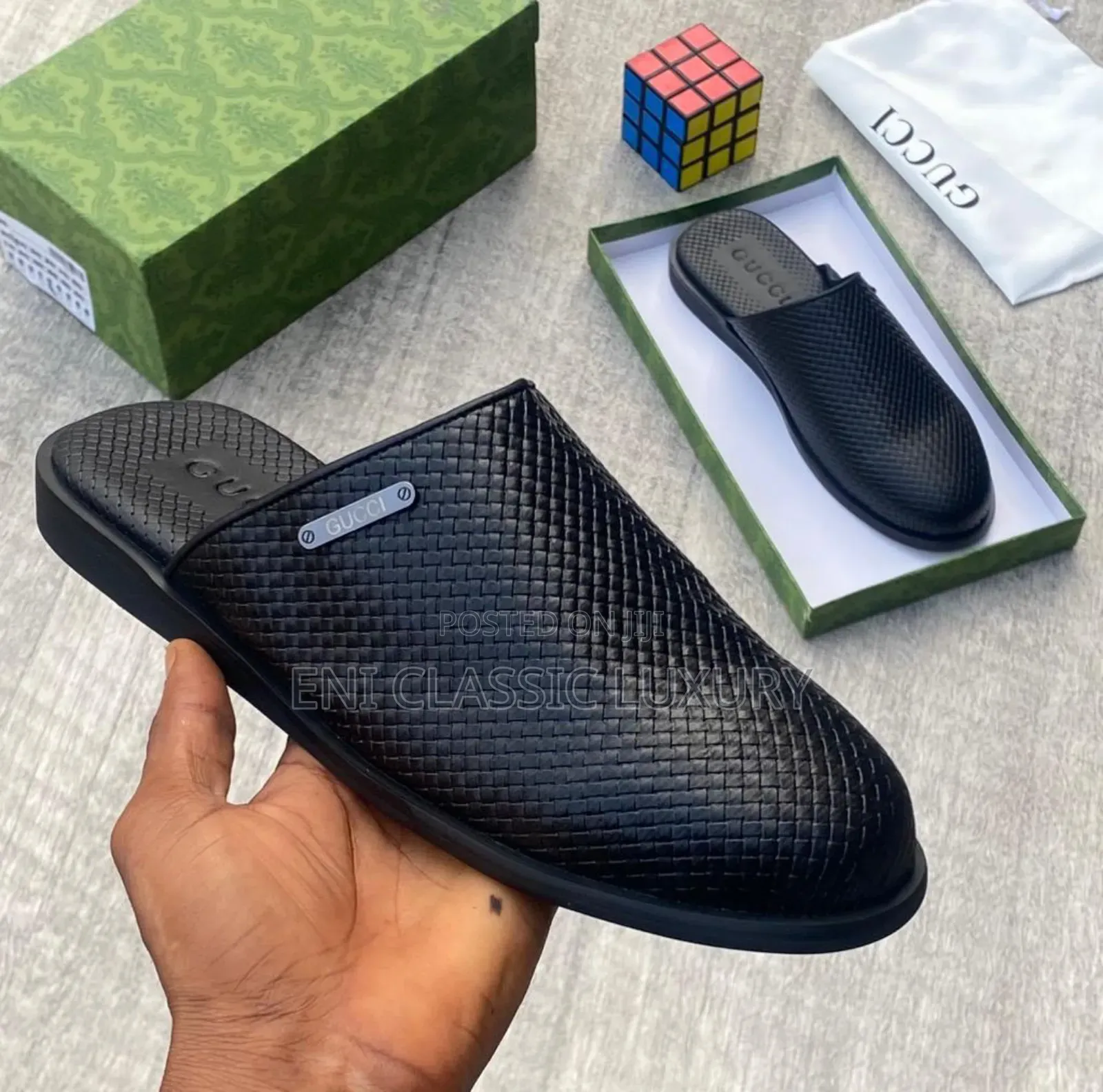 Top Quality Luxury Men's Haif Shoes Best Quality Well Banded Package
