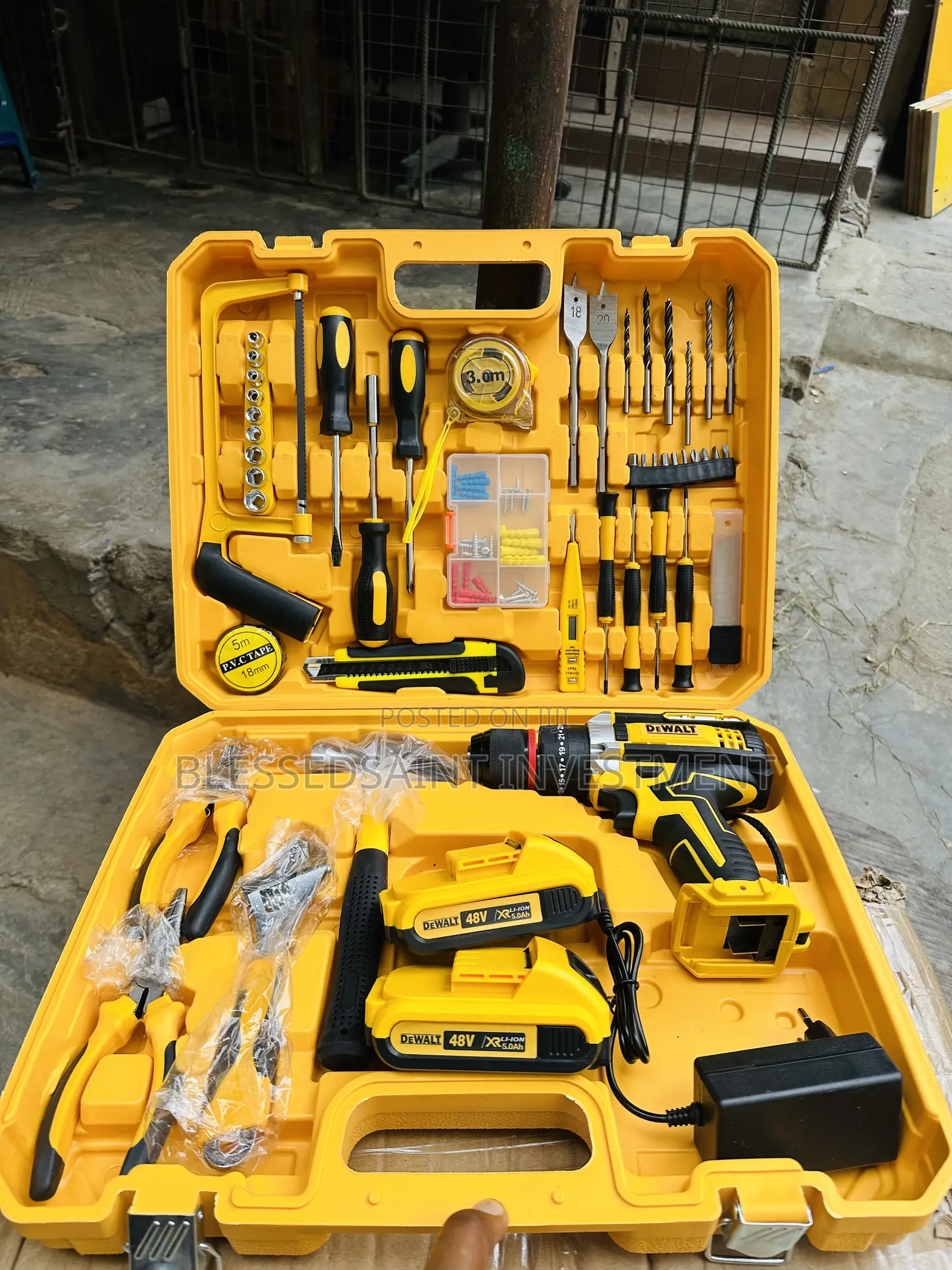 Dewalt Cordless Tools Box Set  48volts