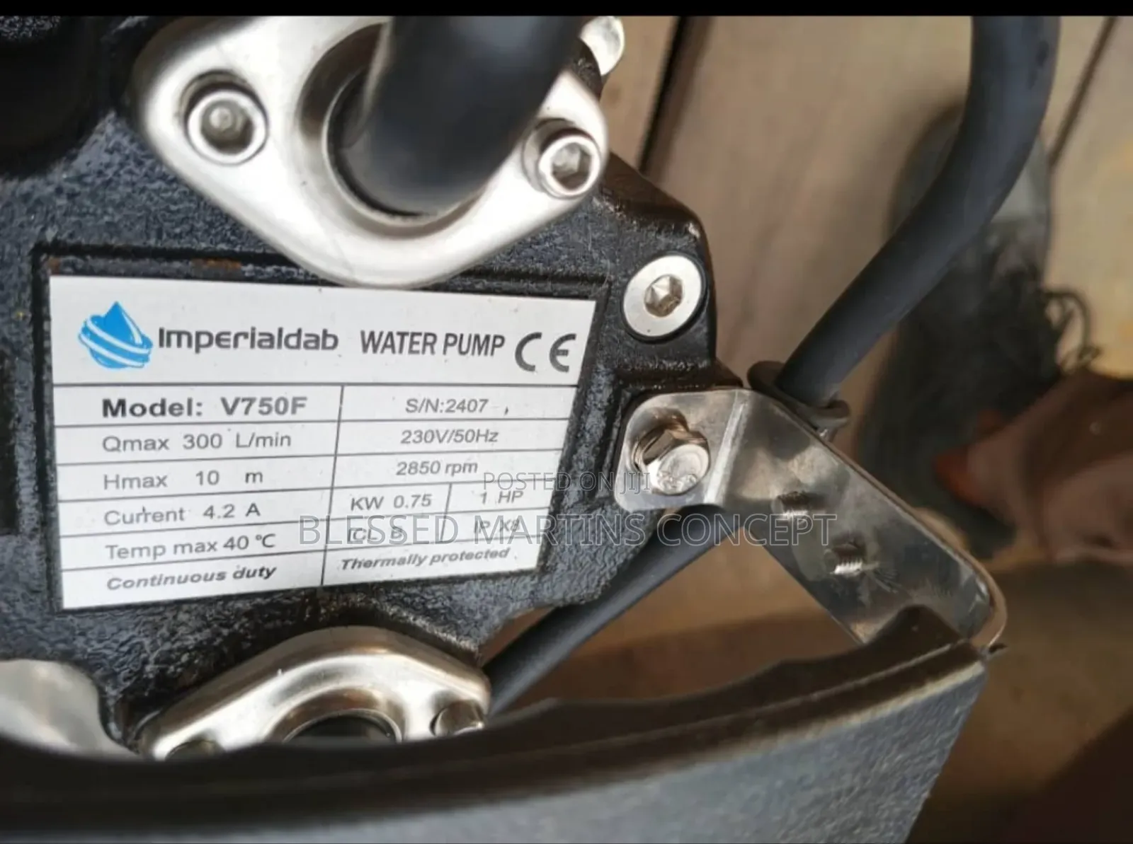 1hp Imperialdab Sewage Submersible Pump