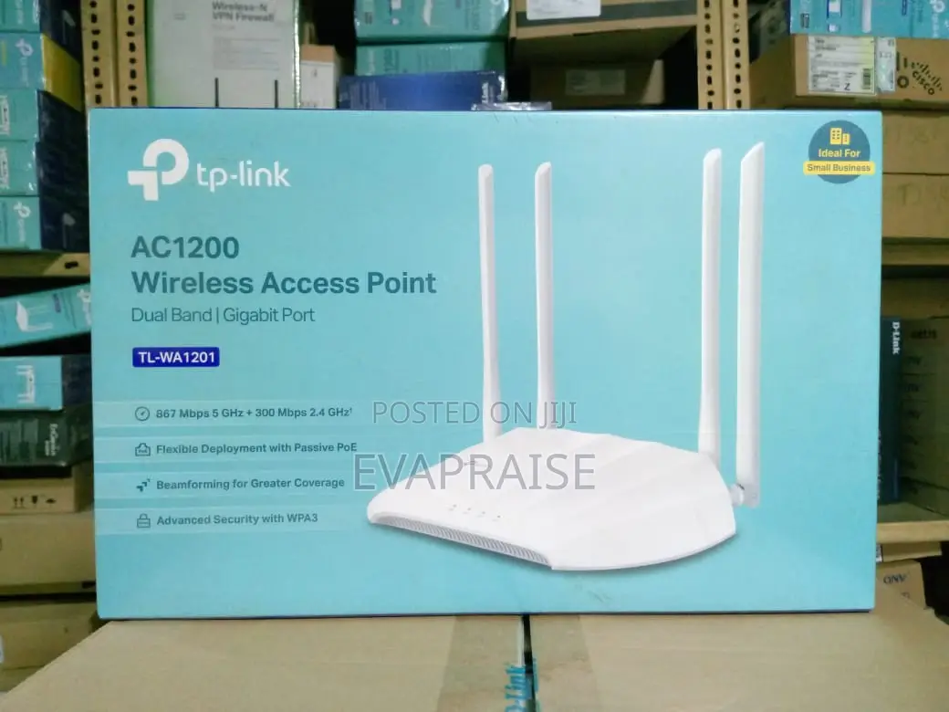 TP-Link Ac1200 Wireless Access Point Dual Band/Gigabit Port Tl-Wa1201