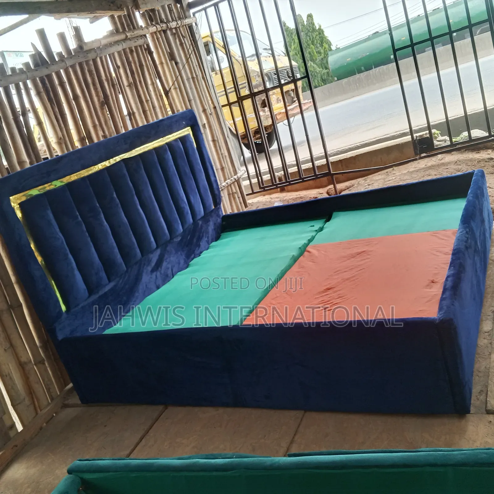 Brand New Blue Color 6by6ft Bed Frame