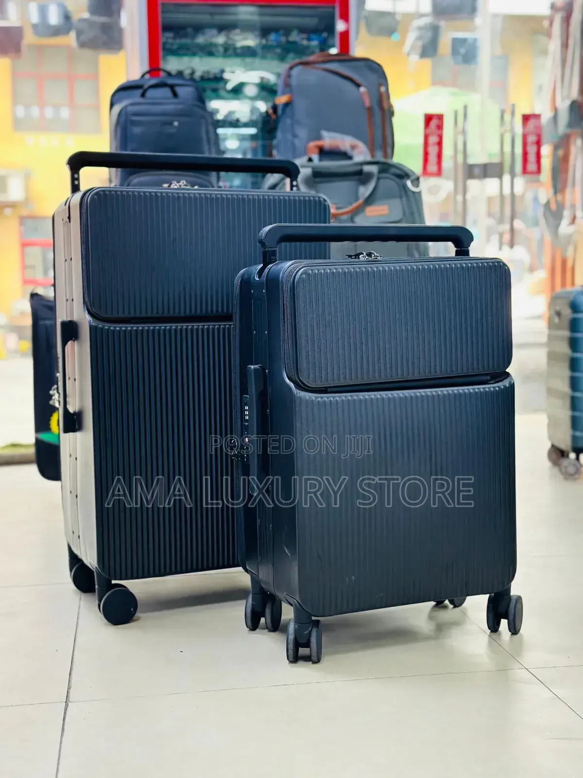 Luxury Trolley Unisex Travel Box 2in1 Set