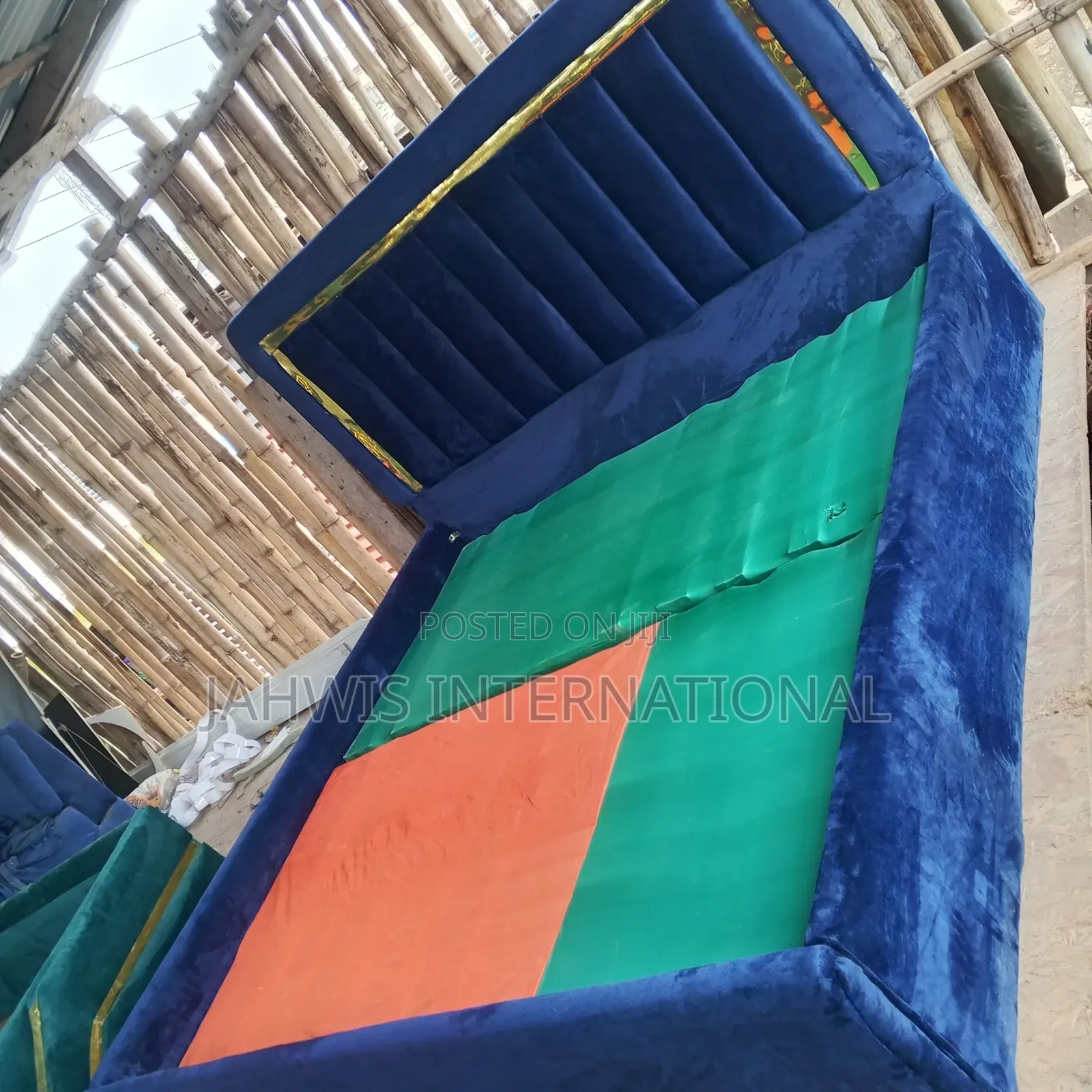 Brand New Blue Color 6by6ft Bed Frame