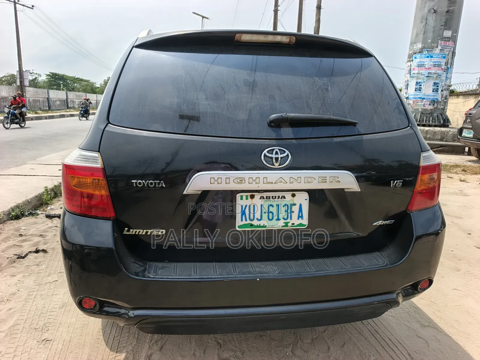 Toyota Highlander Sport 2008 Black