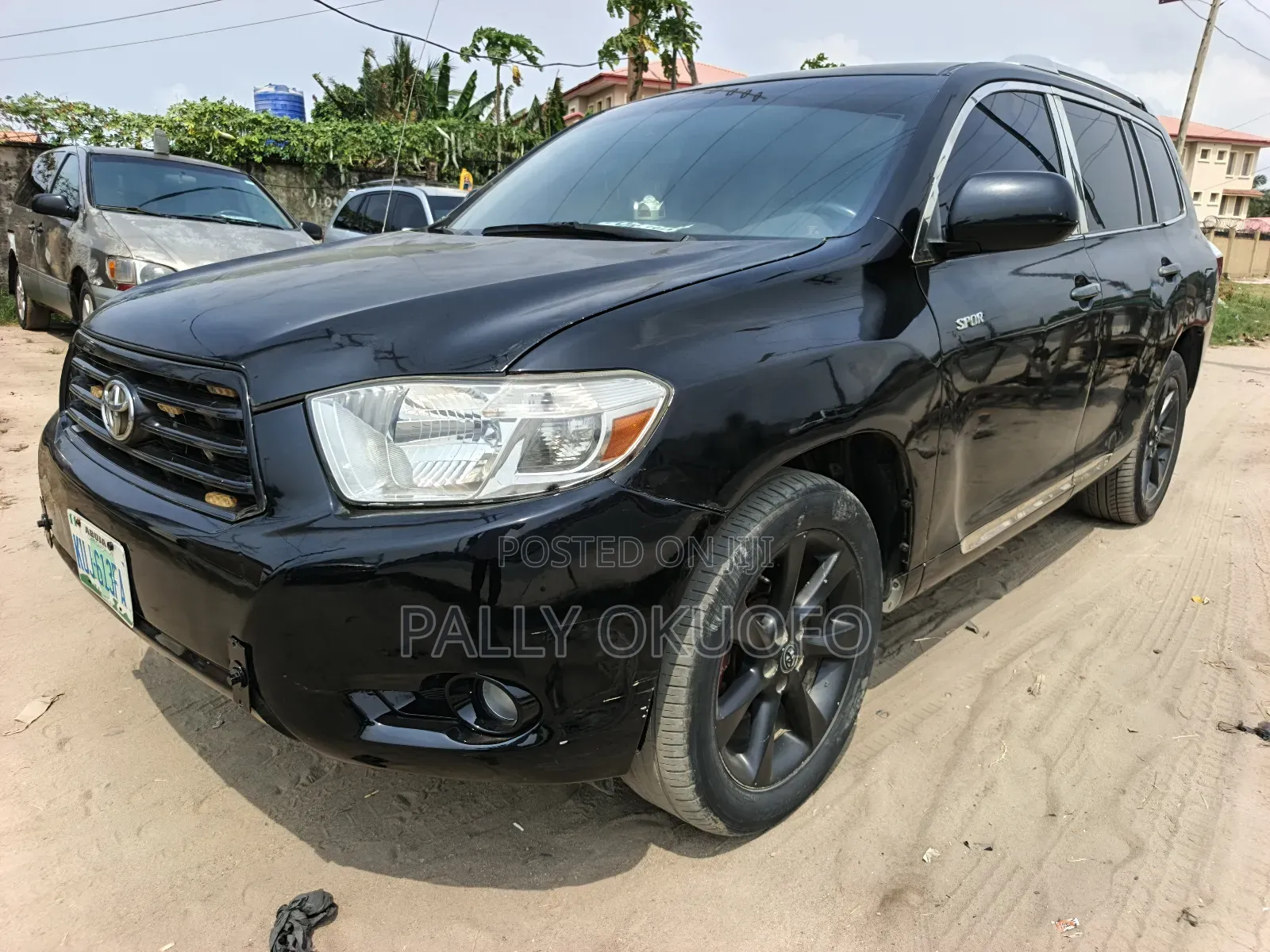 Toyota Highlander Sport 2008 Black