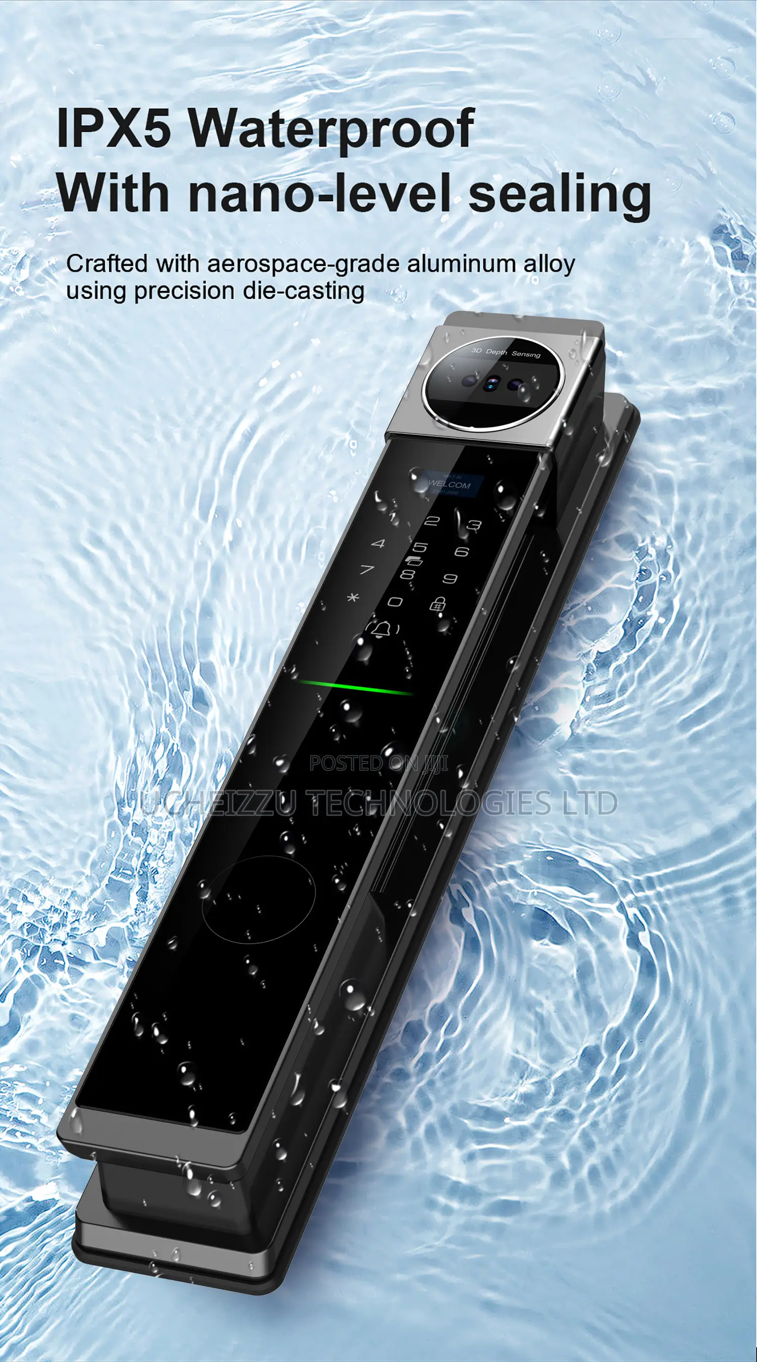 H16 Tuya Smart Door Lock (Waterproof)