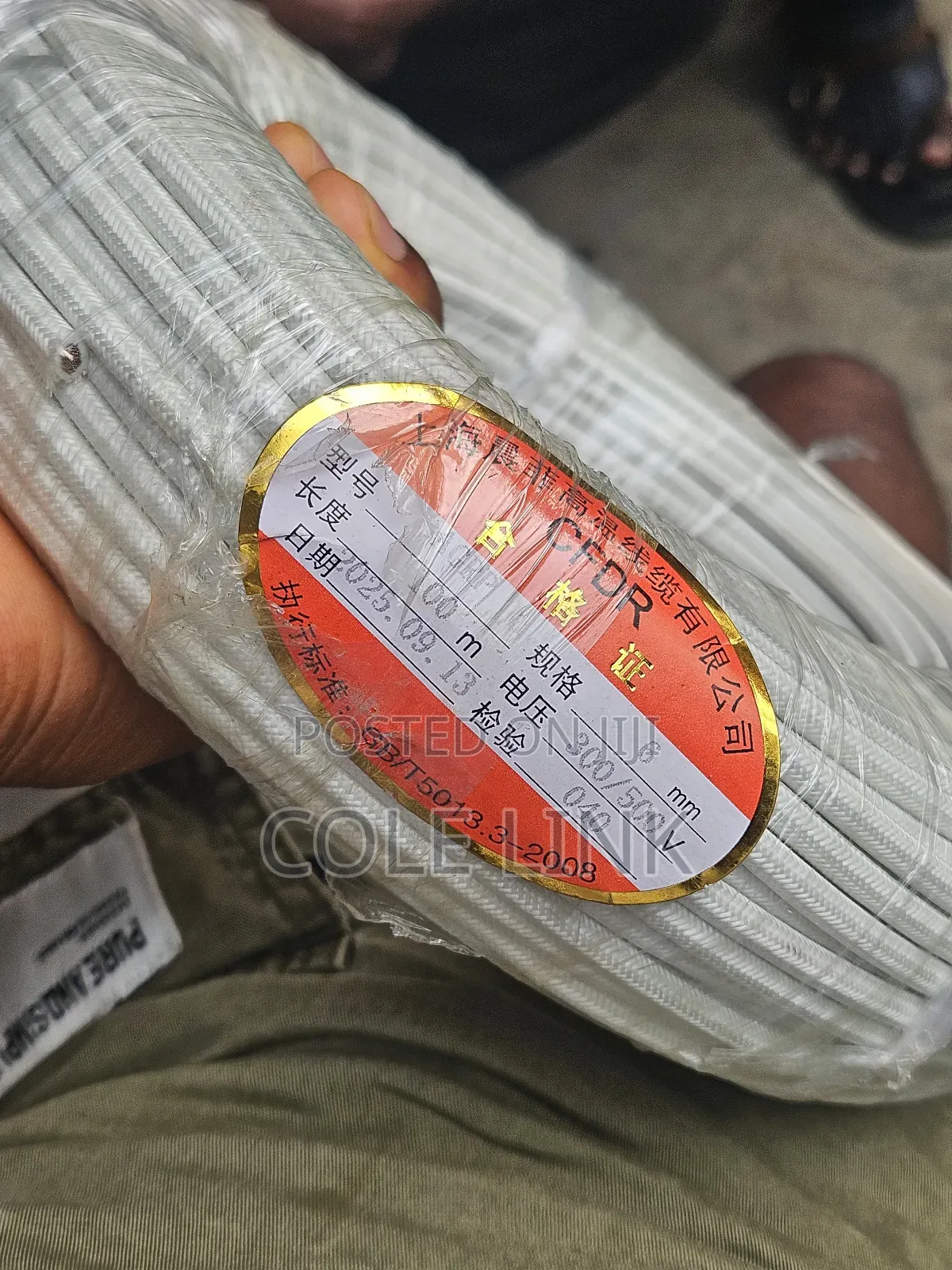 6mm Single Cable Heat Resistance, \ Fire Roof