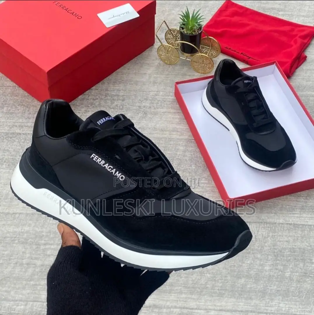 Original Salvatore Ferragamo Luxury Men’S Sneakers