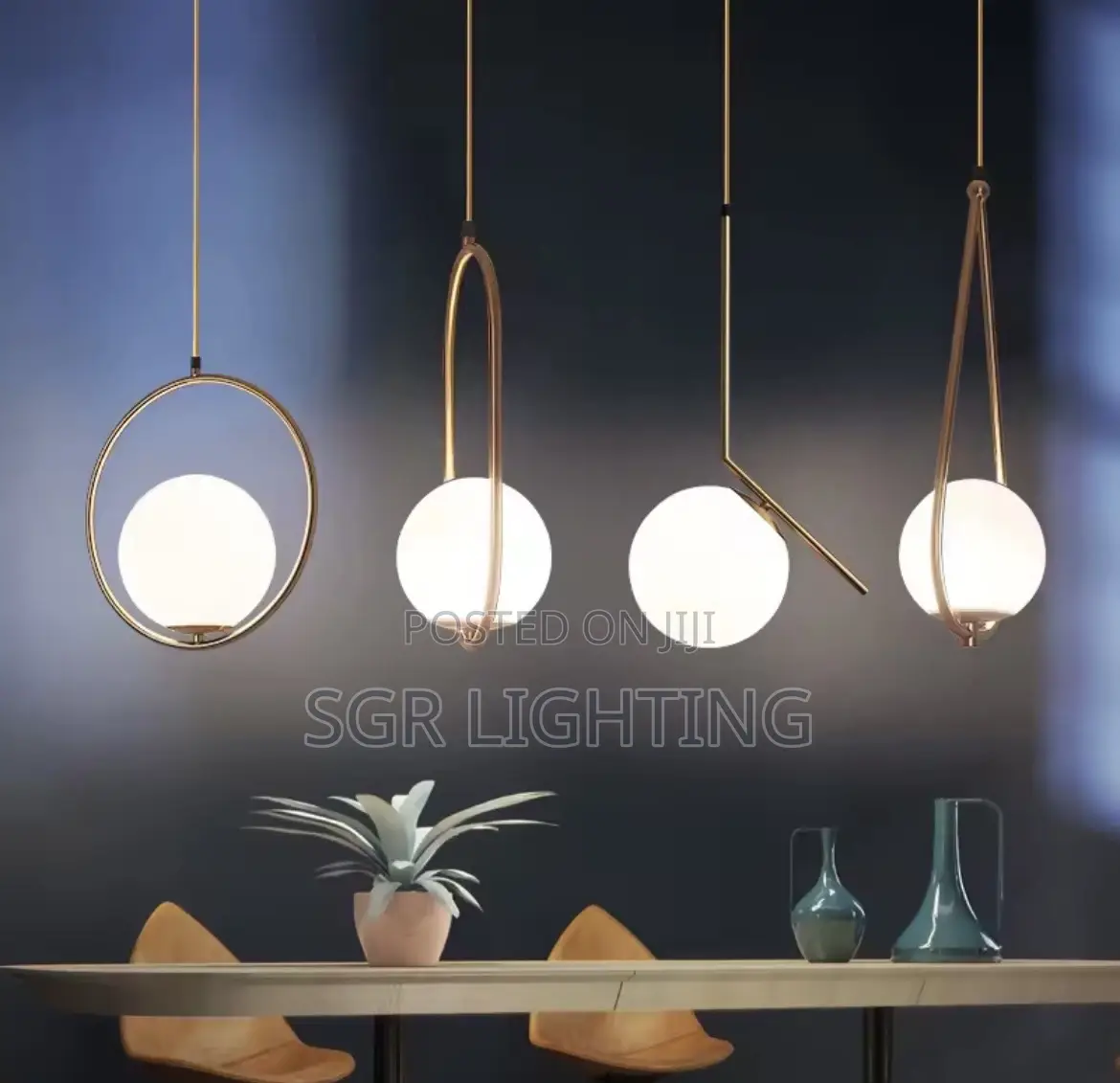 Nordic Luxury Glass Ball Led Light