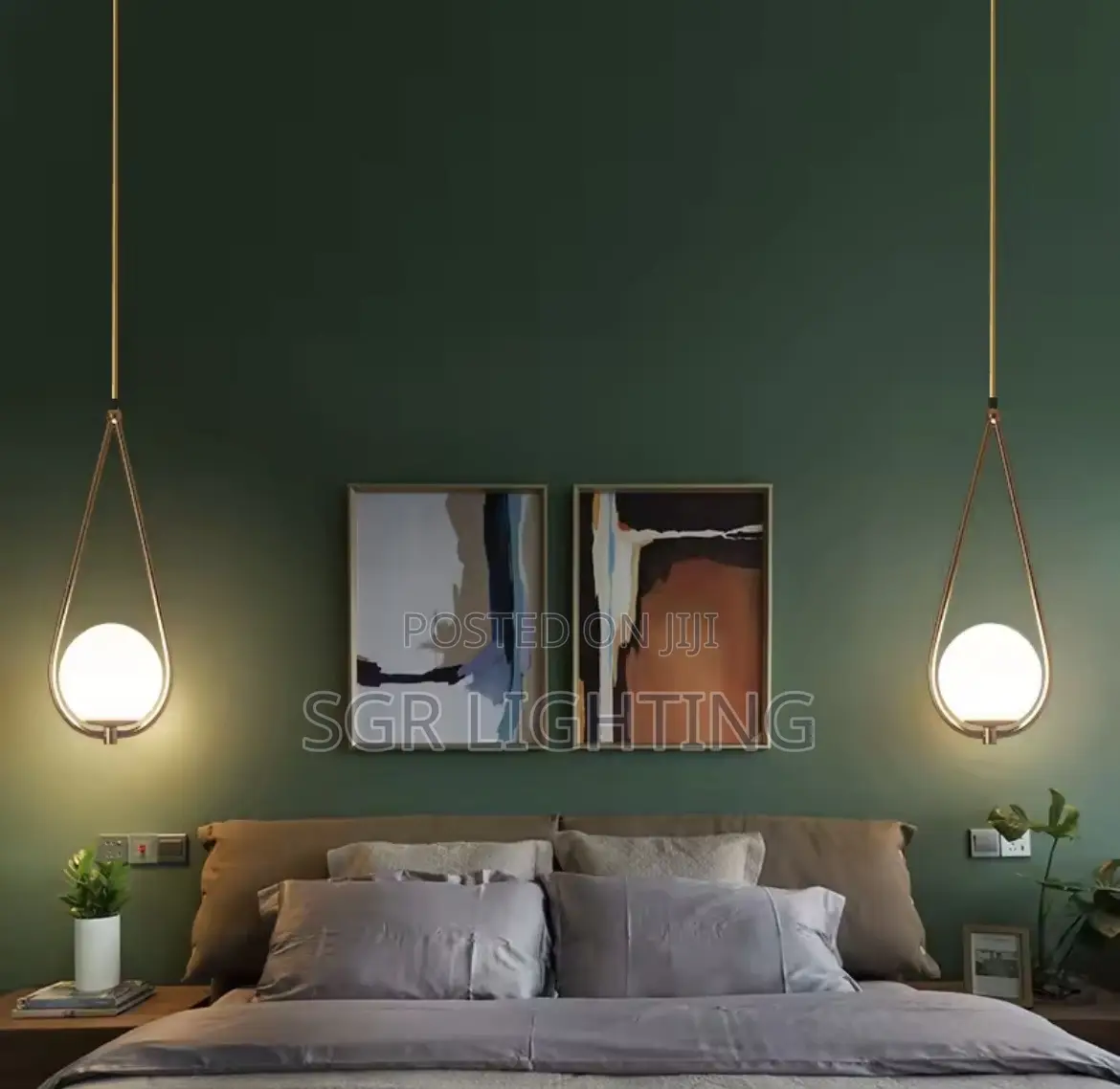 Nordic Luxury Glass Ball Led Light