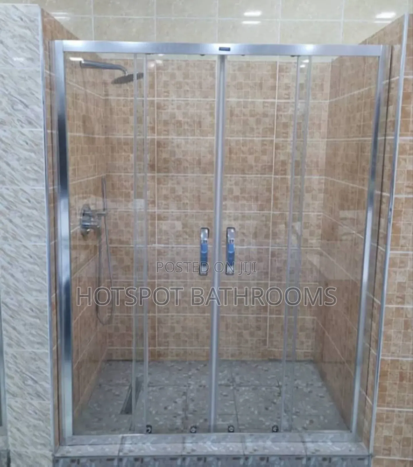 Luxury Tempered Glass Sliding Door Shower Door 
Description