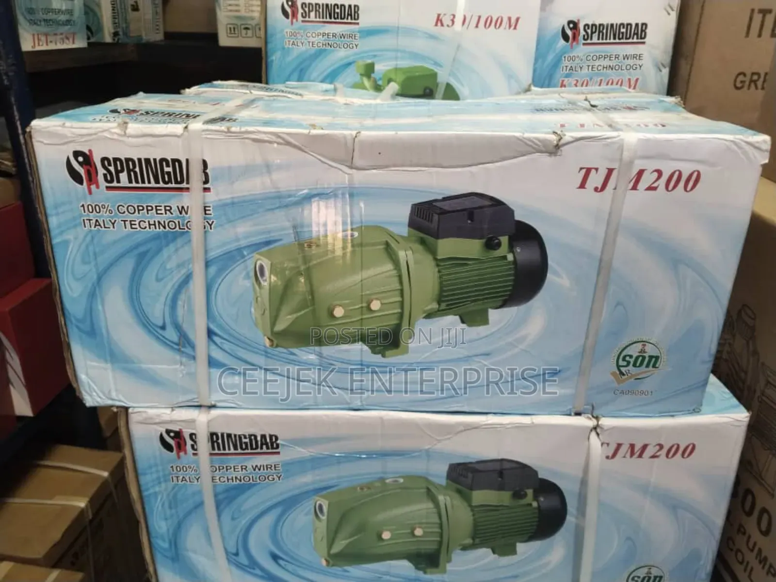 1hp Spring Dab Pump With 100% Cooper Wire