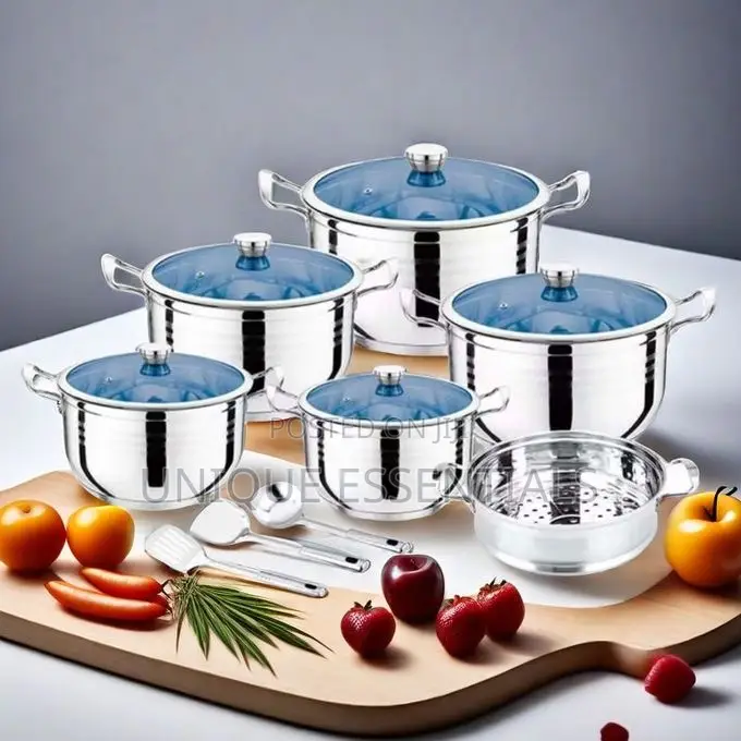 Zepter 6 Sets High Quality Non- Toxic Stainless Steel Pot Cookware
