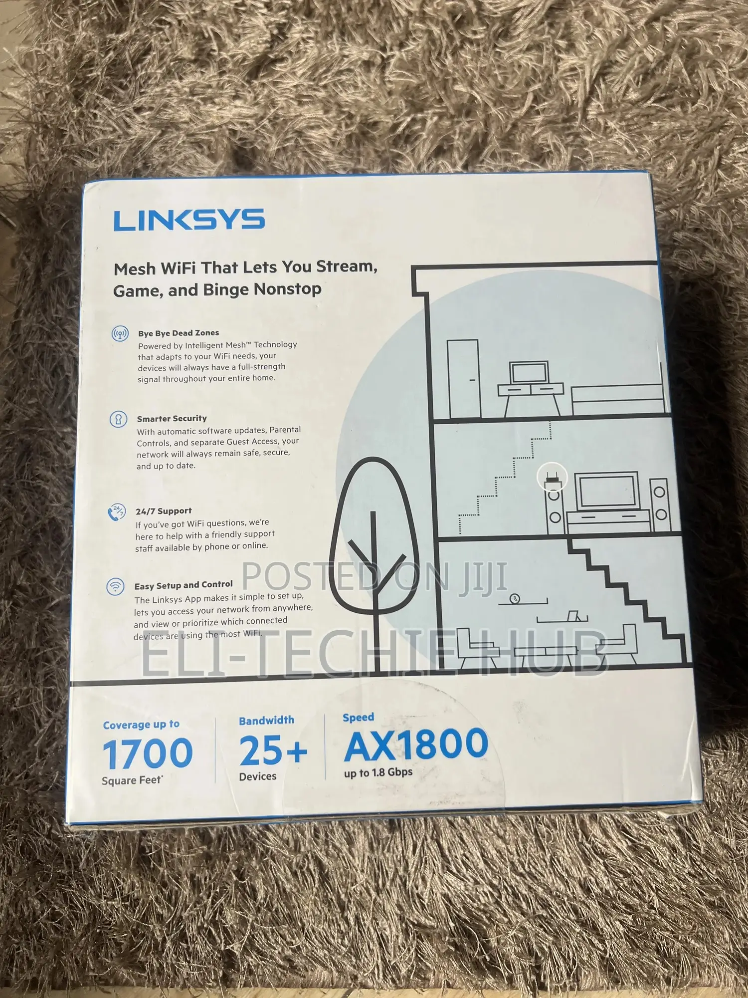 Linksys Max-Stream Dual-Band Wifi 6 Router
