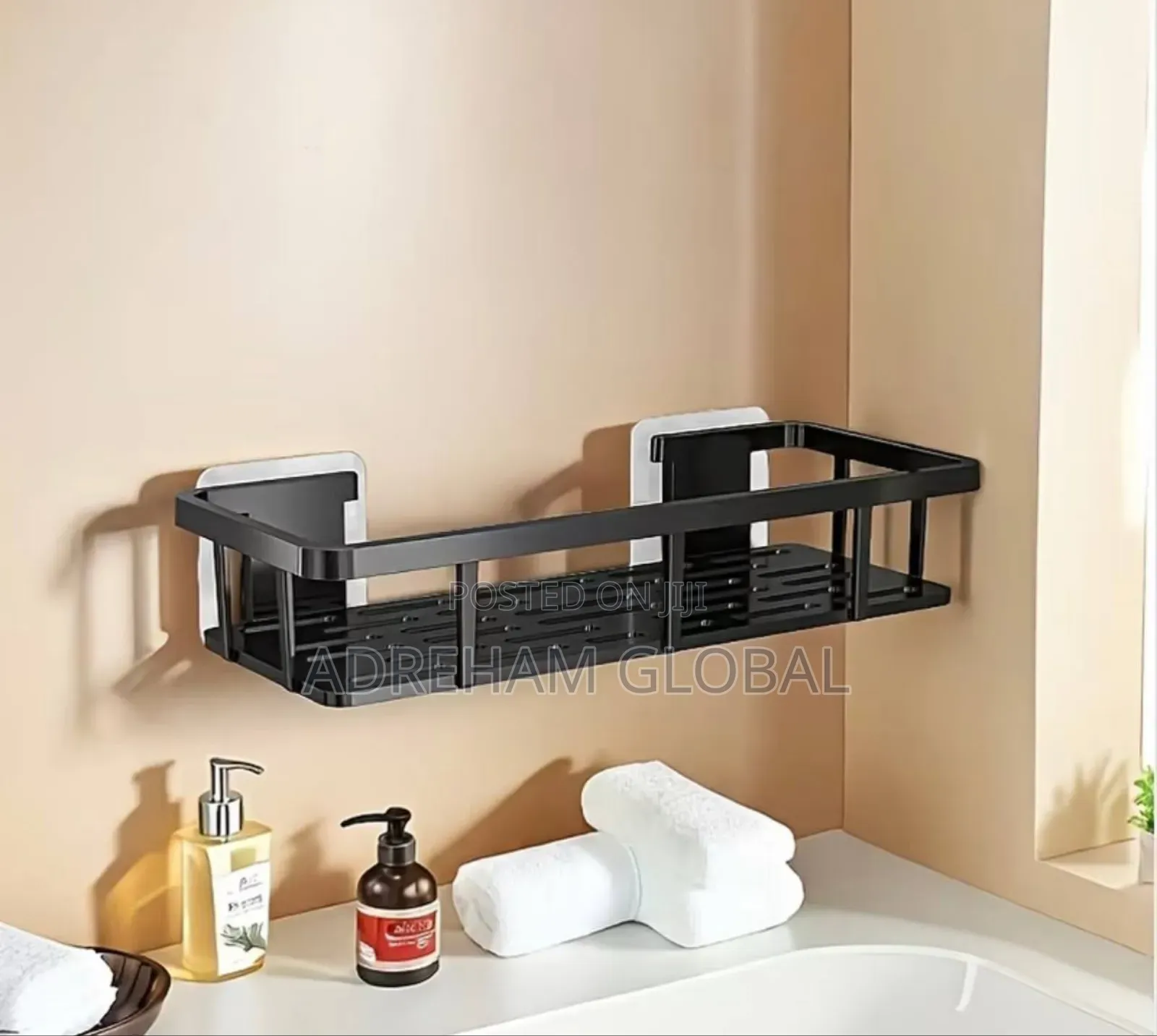 Black Multifunctional Storage Rack