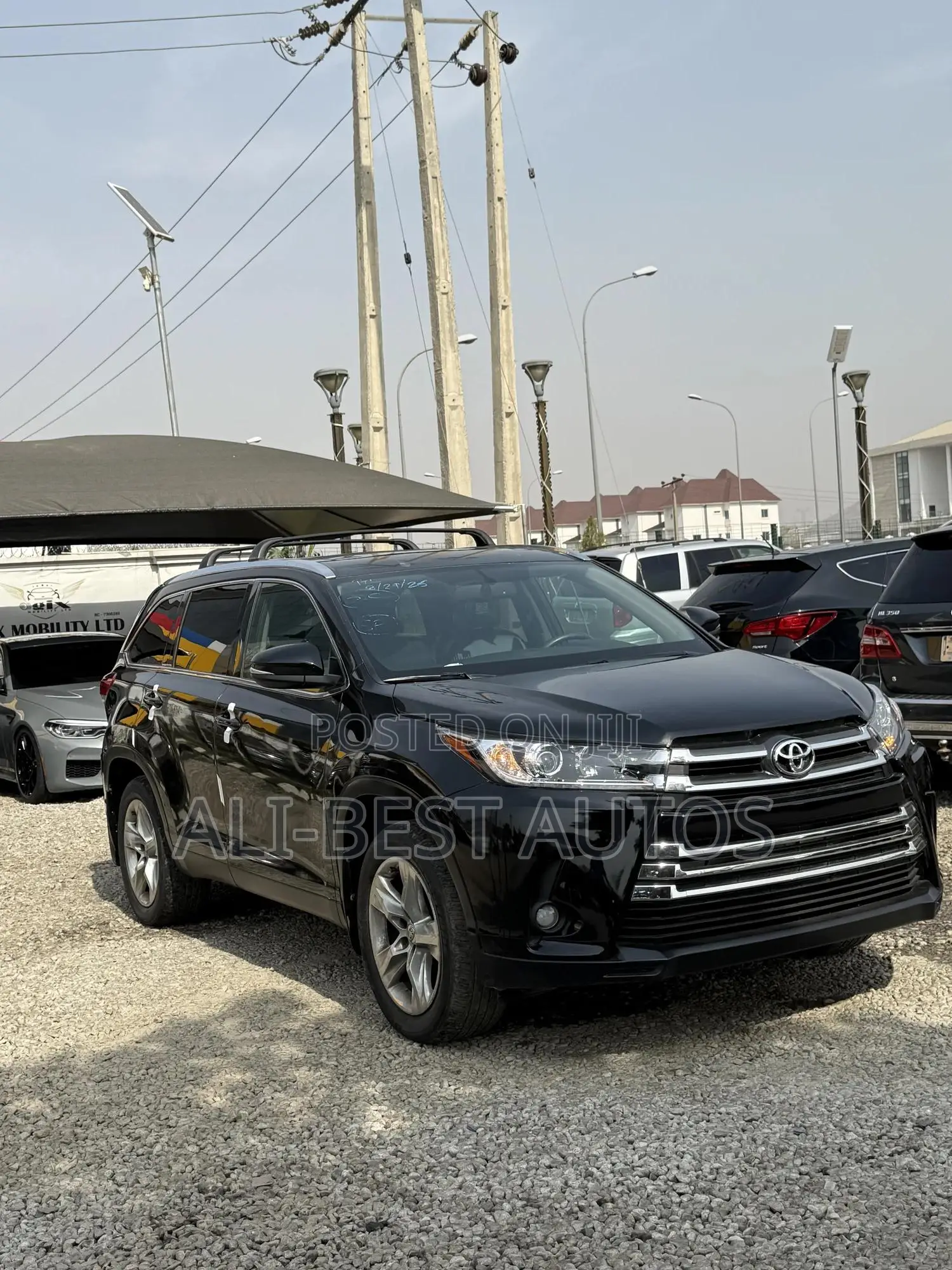 Toyota Highlander Limited V6 4x4 (3.5L 6cyl 6A) 2016 Black