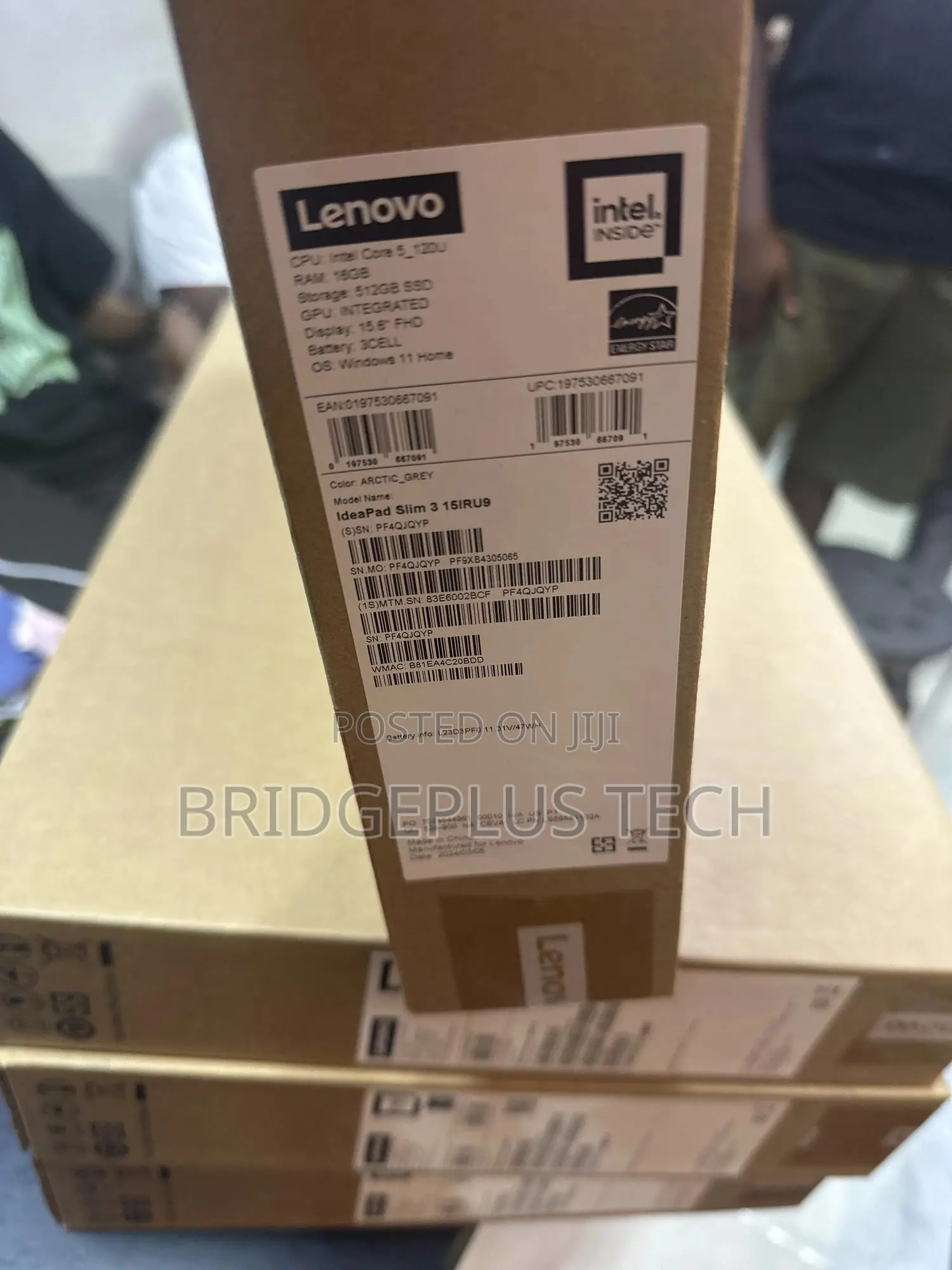 New Laptop Lenovo Ideapad 3 16GB Intel Core i5 SSD 512GB