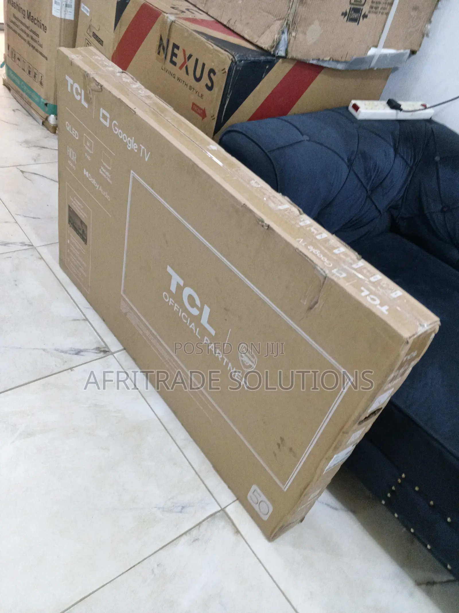 Tcl 50" Qled Smart Tv – Vibrant 4k Picture Quality