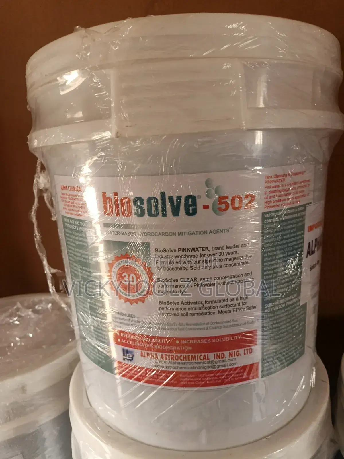 Biosolve-502 Pinkwater Water Based Hydrocarbon Mitigation Agent