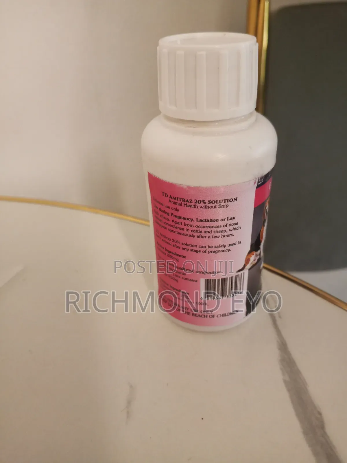 “Ectoparasites; United Kingdom (Uk) 20% Solution for Pets Parasite.