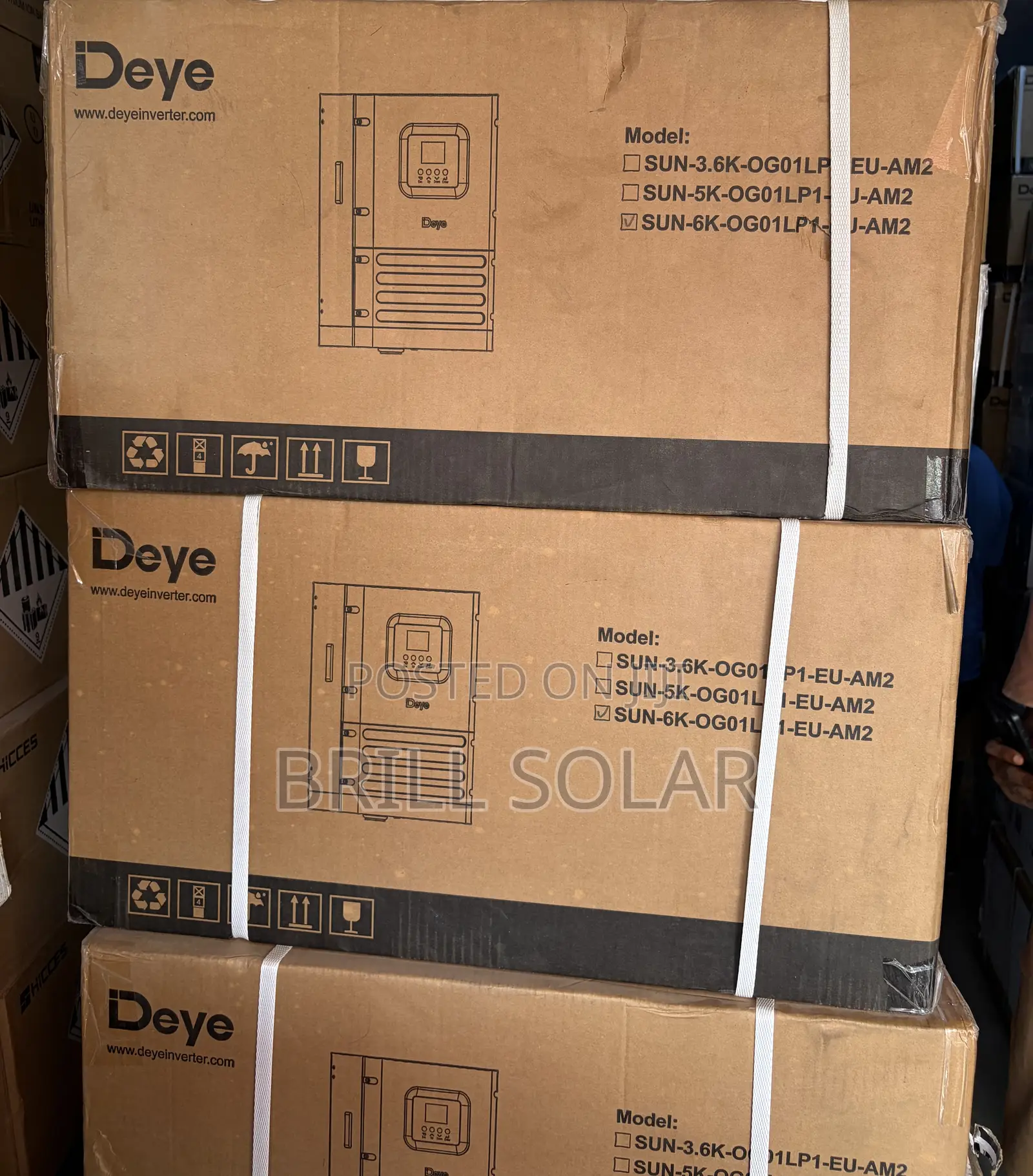 6kva-48v Deye Hybrid Inverter (Og01lp1-Eu-Am2)