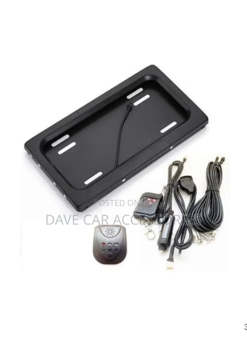 Remote Control Plate Number Cover