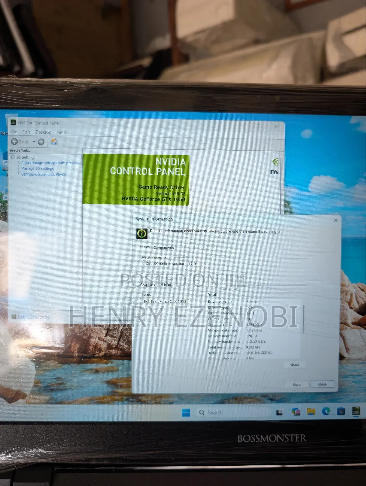 Laptop Clevo P17SM 8GB Intel Core i5 HDD+SSD 256GB