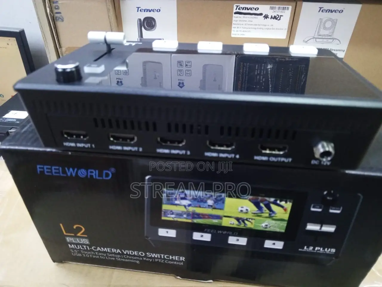 Feelworld Hdmi Live Stream Switcher With Built-in 5.5" LCD Monitor