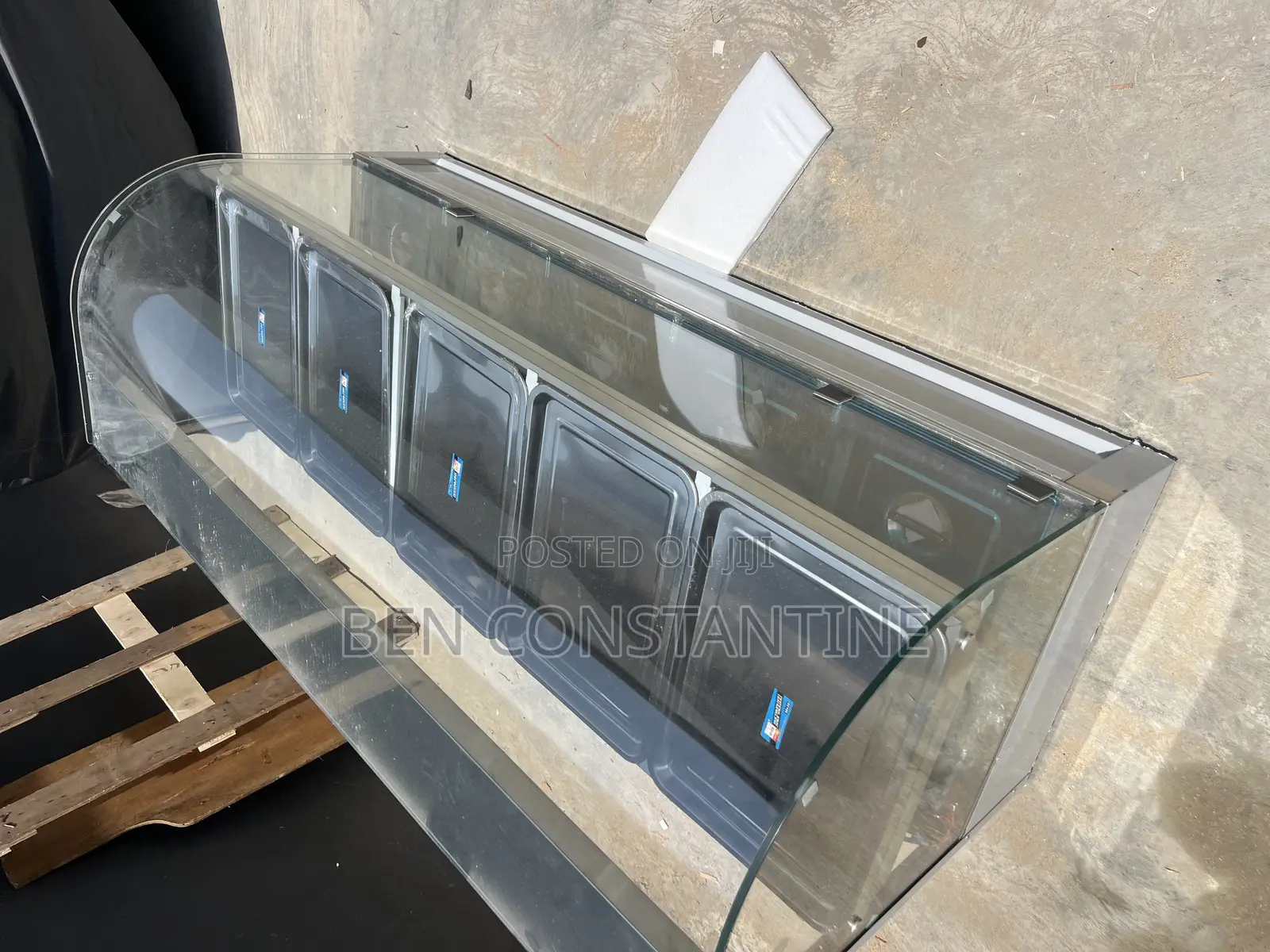 5 Plates Foreign Curved Glass Bain Marie ( Up and Down )