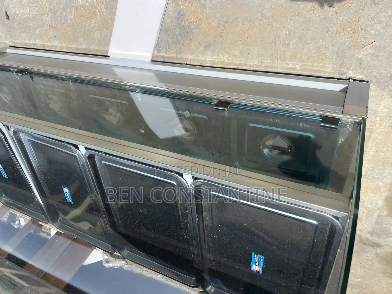 5 Plates Foreign Curved Glass Bain Marie ( Up and Down )