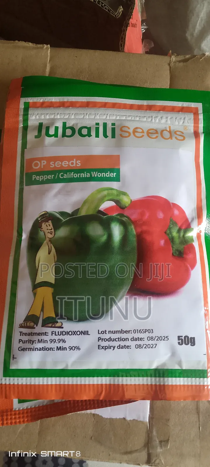 Bell Pepper (Sweet) California Wonder