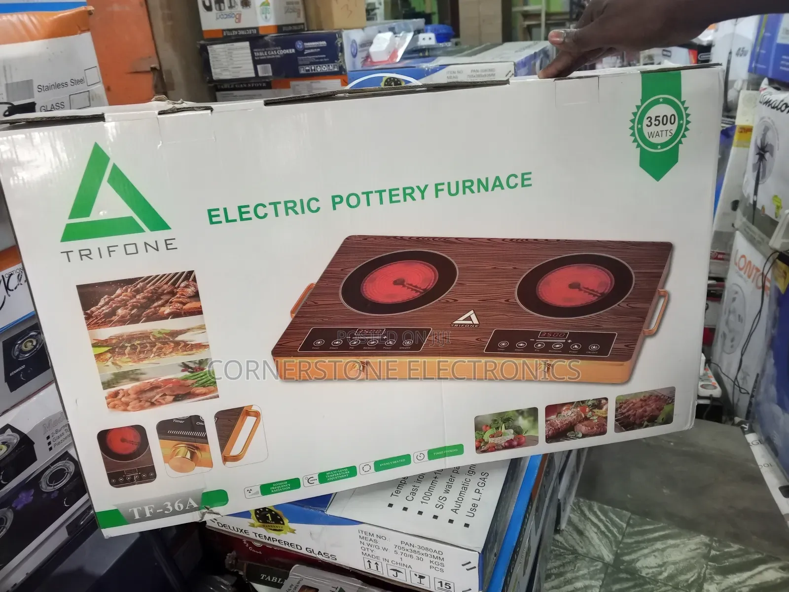 Tifone Electric Cooker 2 Burners