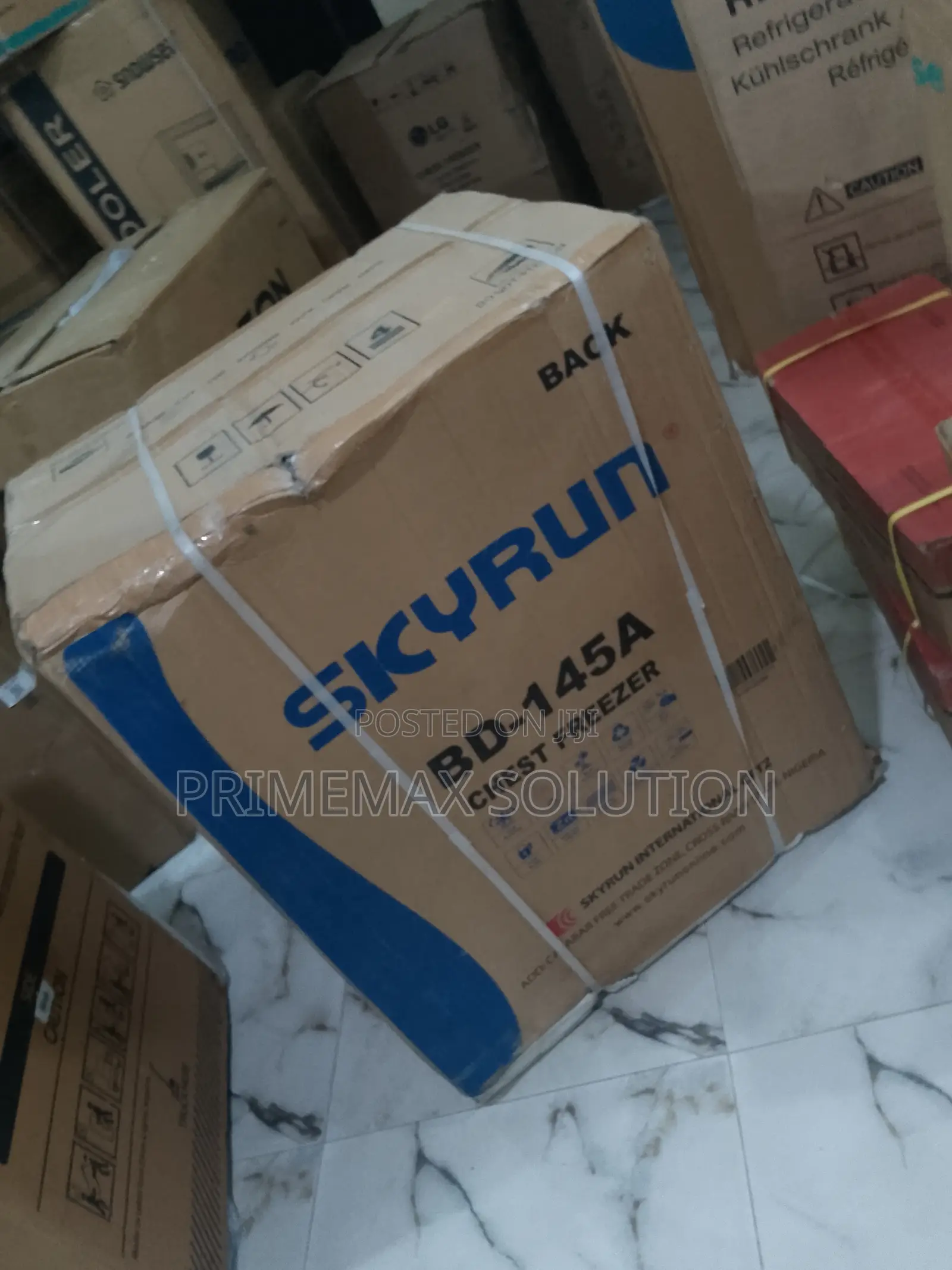 Original Skyrun 145 Litres Chest Freezer Bd-145a Grey – In Stock