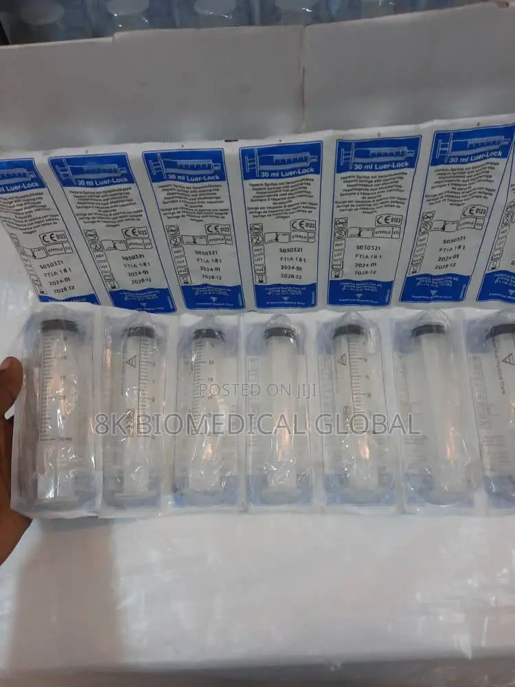 30ml Luer-Lock Heparin Syringe With Sealing Cap(Pack of 100)