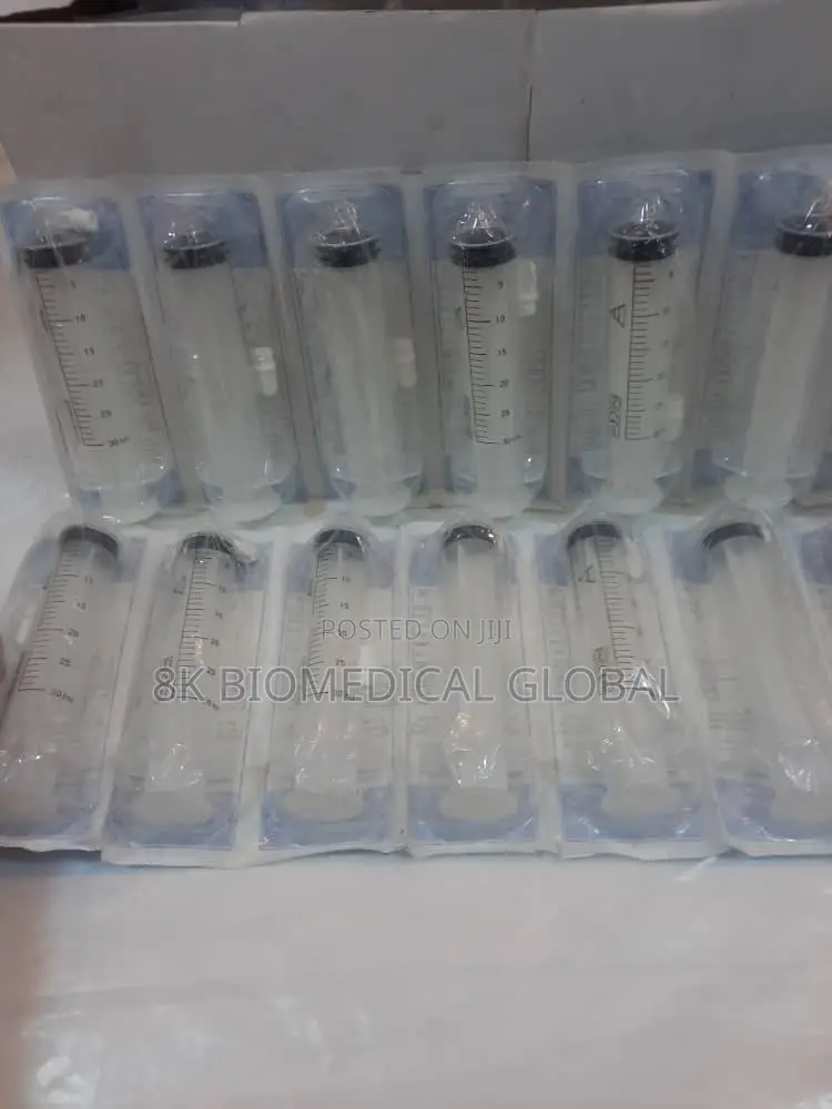 30ml Luer-Lock Heparin Syringe With Sealing Cap(Pack of 100)