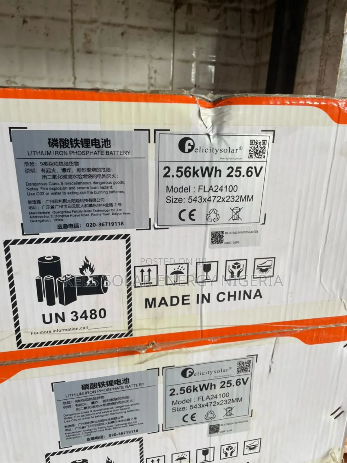 2.5kwh (25.6v) Felicity Lithium Iron Battery