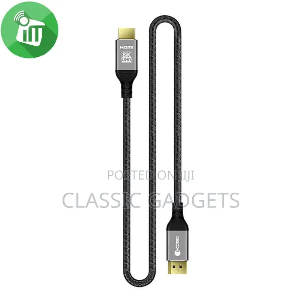 Coteetci Display Port to Hdmi Hd Cable /60hz (2m