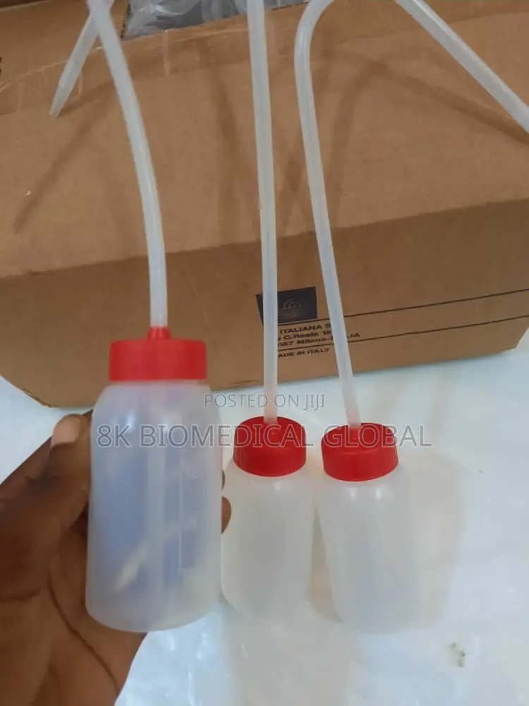 Lab Wash Bottles, for Laboratory, 100ml(Pack of 25)