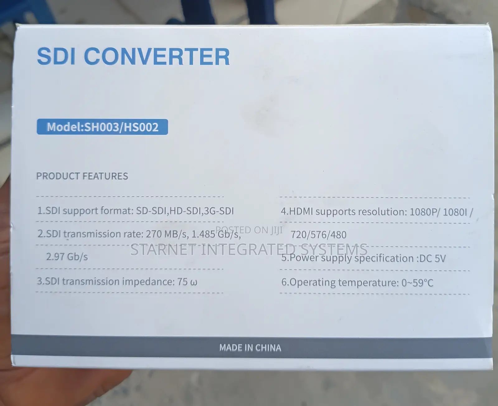 3g - Sdi to Hdmi Hdmi to Sdi Converter