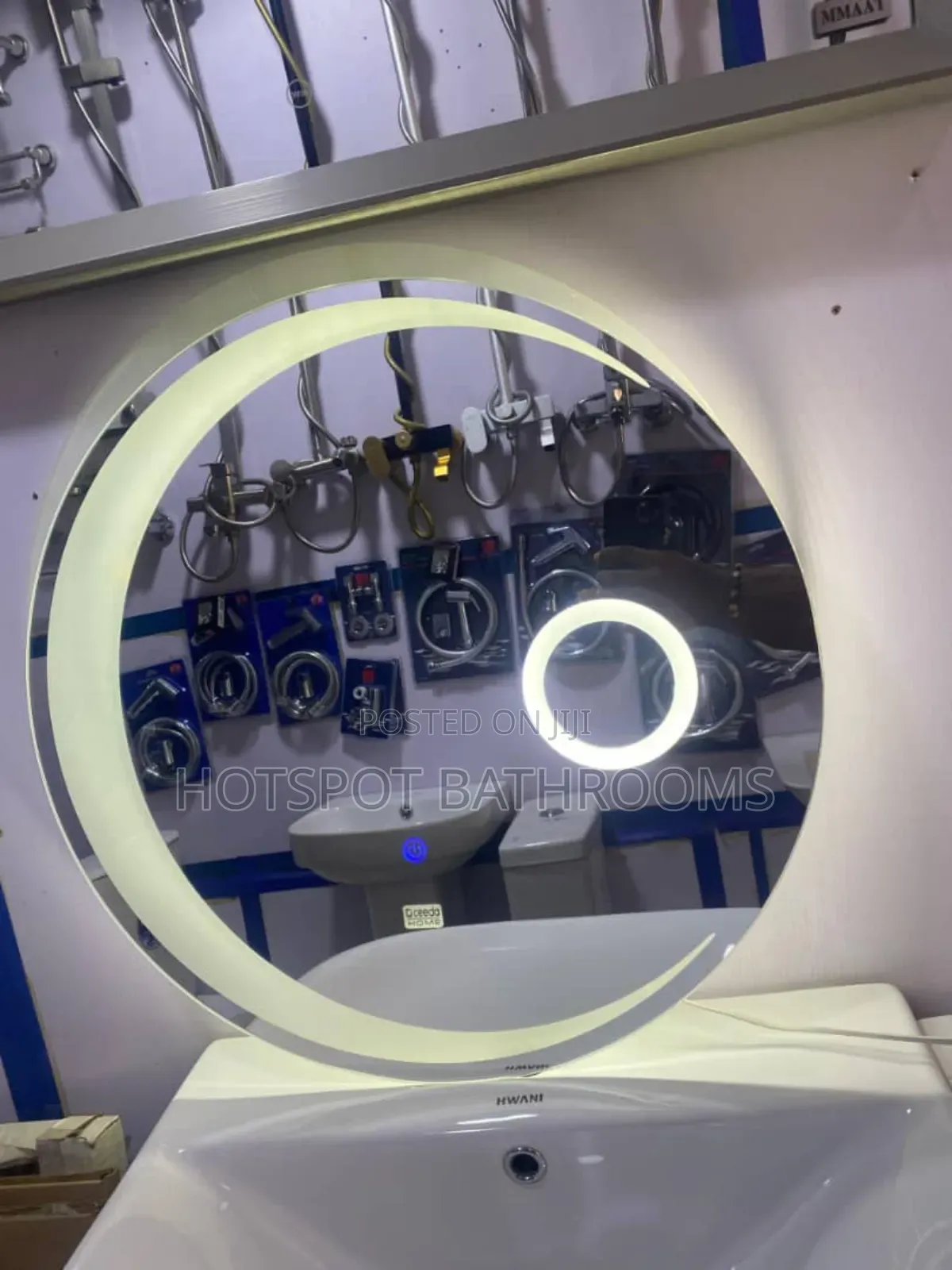Luxury Round Led Vanity Mirror With Light