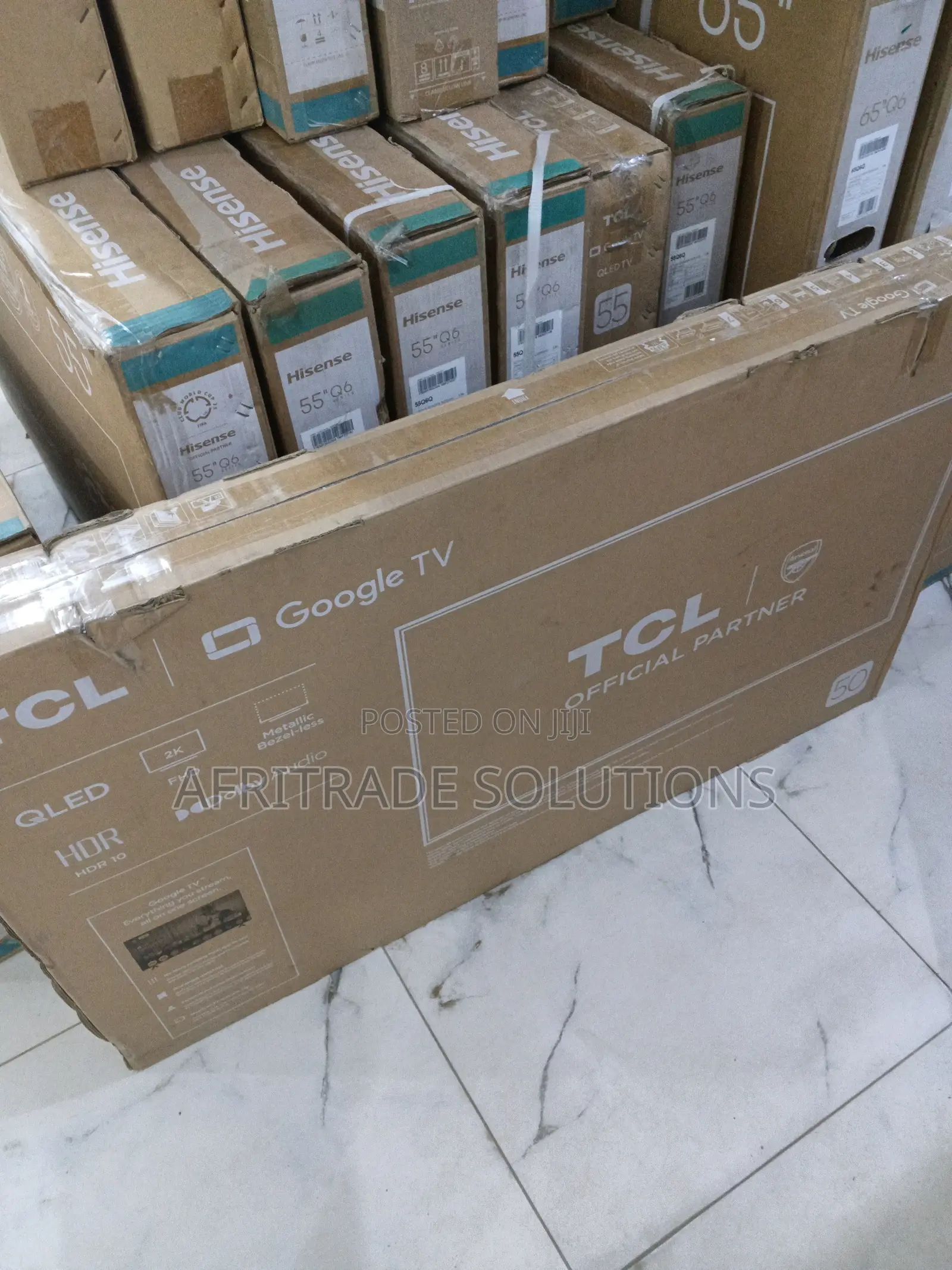Tcl 50" Qled Uhd Smart Tv – Bright & Detailed Images