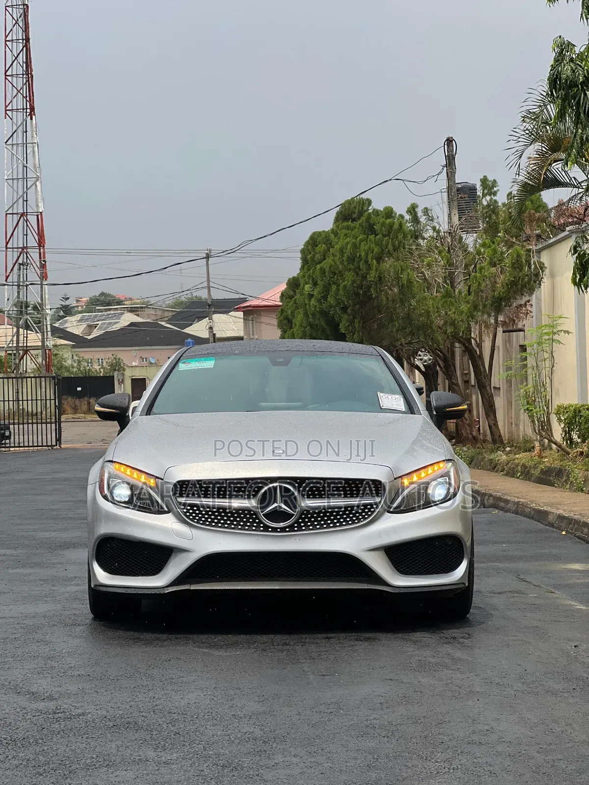 Mercedes-Benz C300 Base 4Matic Coupe AWD (2.0L 4cyl 7A) 2017 Silver