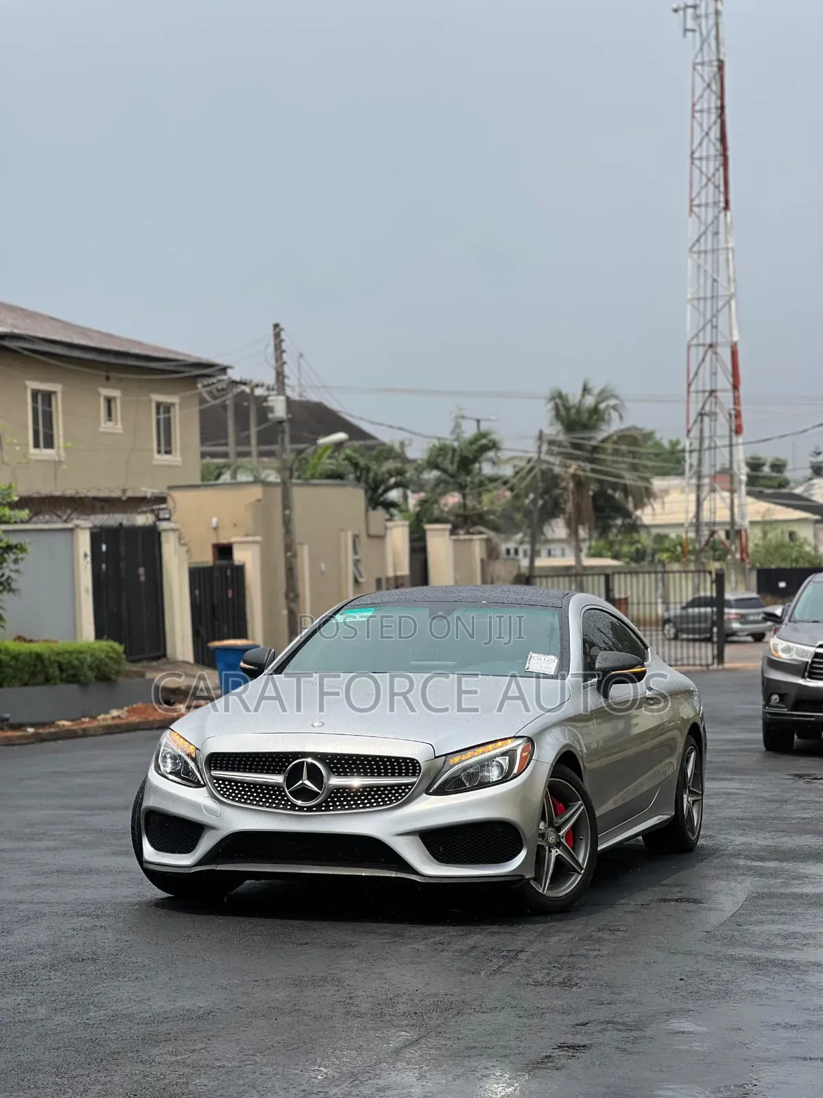 Mercedes-Benz C300 Base 4Matic Coupe AWD (2.0L 4cyl 7A) 2017 Silver